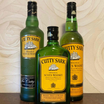 3 rare Cutty Sark bottles