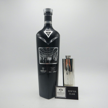 Macallan Rare Cask Black ~ Pewter Flask