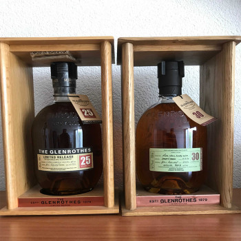 Glenrothes 30 & 25 years Old Limited edition travel retail set