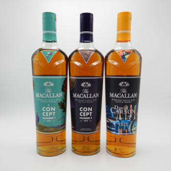 Macallan Concept No. 1, 2 & 3 ~ 3 bottles