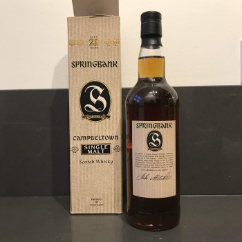 Springbank 21 years, old bottling