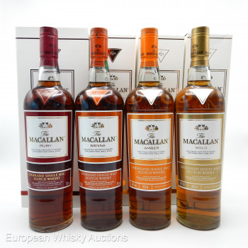 Macallan The 1824 Series (Gold, Amber, Sienna & Ruby)
