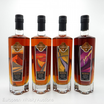 The Lakes Quatrefoil Collection ~ 4 bottles
