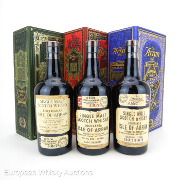 Arran Smuggler Series ~ 3 bottles