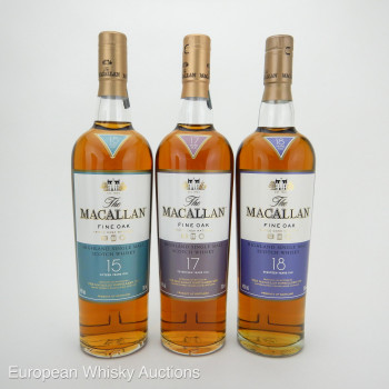 Macallan Fine Oak 15 - 17 - 18-year-old