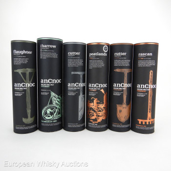anCnoc Peaty Collection ~ 6 bottles