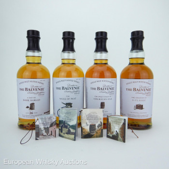 The Balvenie Stories ~ 4 bottles
