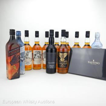 Game of Thrones Full Series (12 bottles) + sealed tasting set (12 tubes)