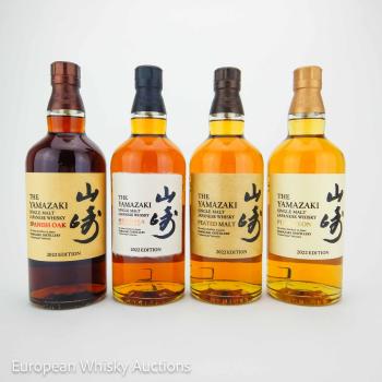 Yamazaki "Tsukuriwake" Selections ~ 2022 Edition (4 bottles)