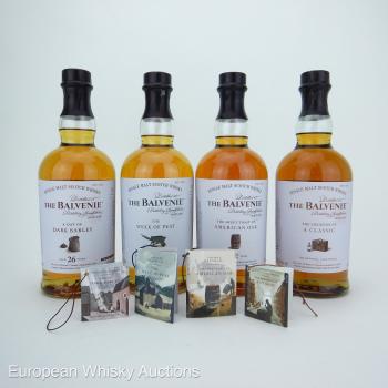 The Balvenie Stories ~ 4 bottles