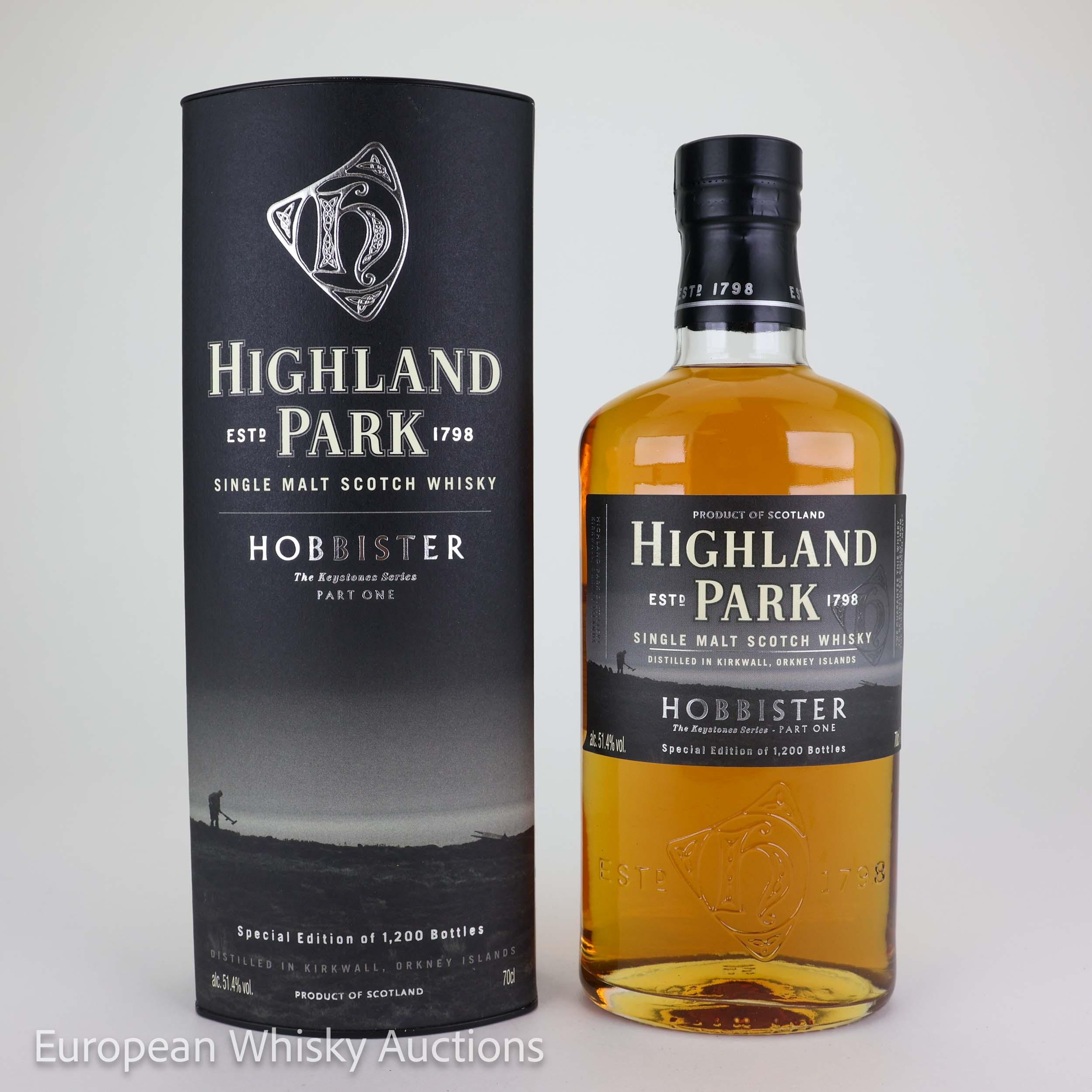 Highland Park Hobbister, The Keystones Series - Part One, Bourbon Cask, 2016, 51.4% whisky bottle