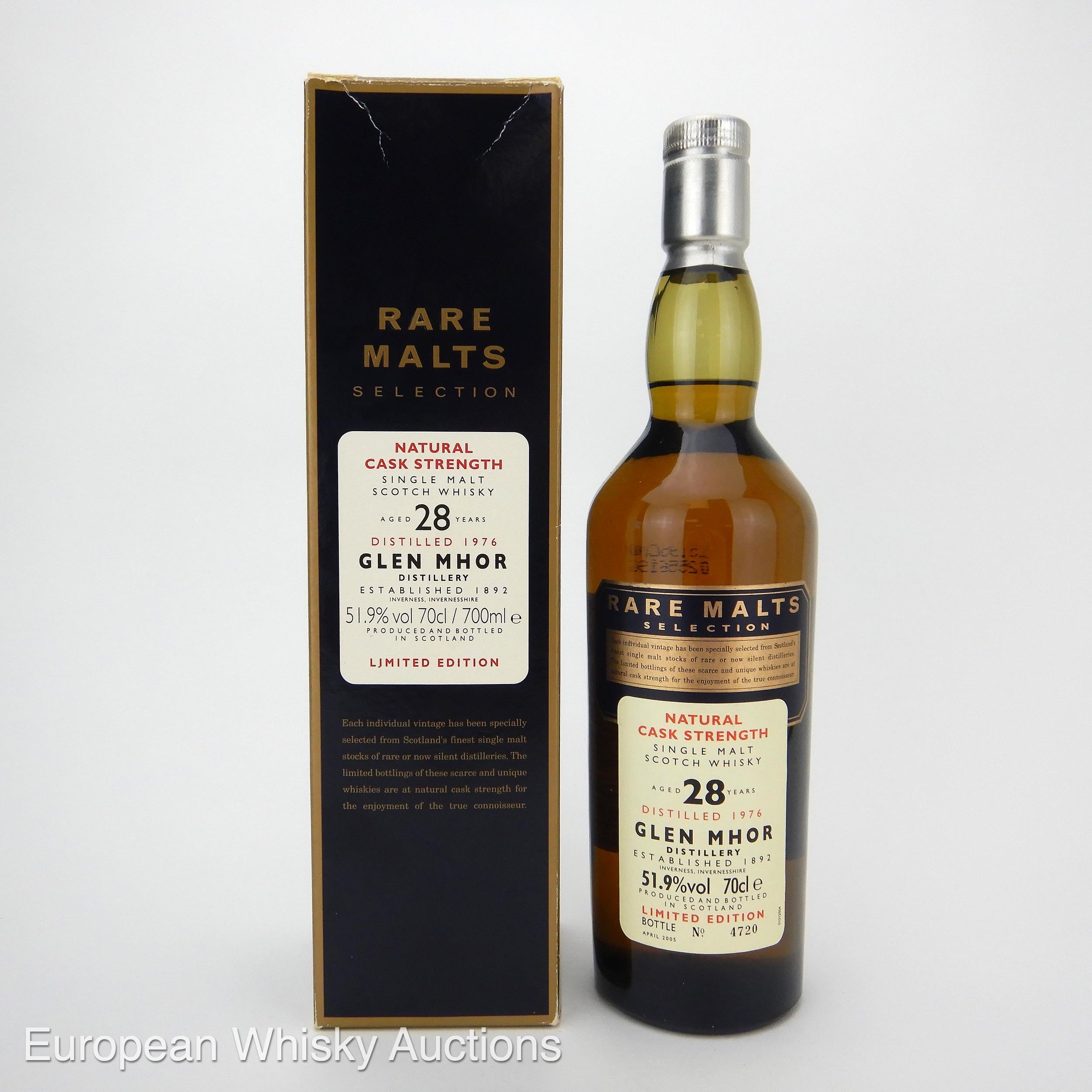 Glen Mhor Rare Malts Selection 28 Year Old, Bourbon & Sherry Cask, 2005, 51.9% whisky bottle