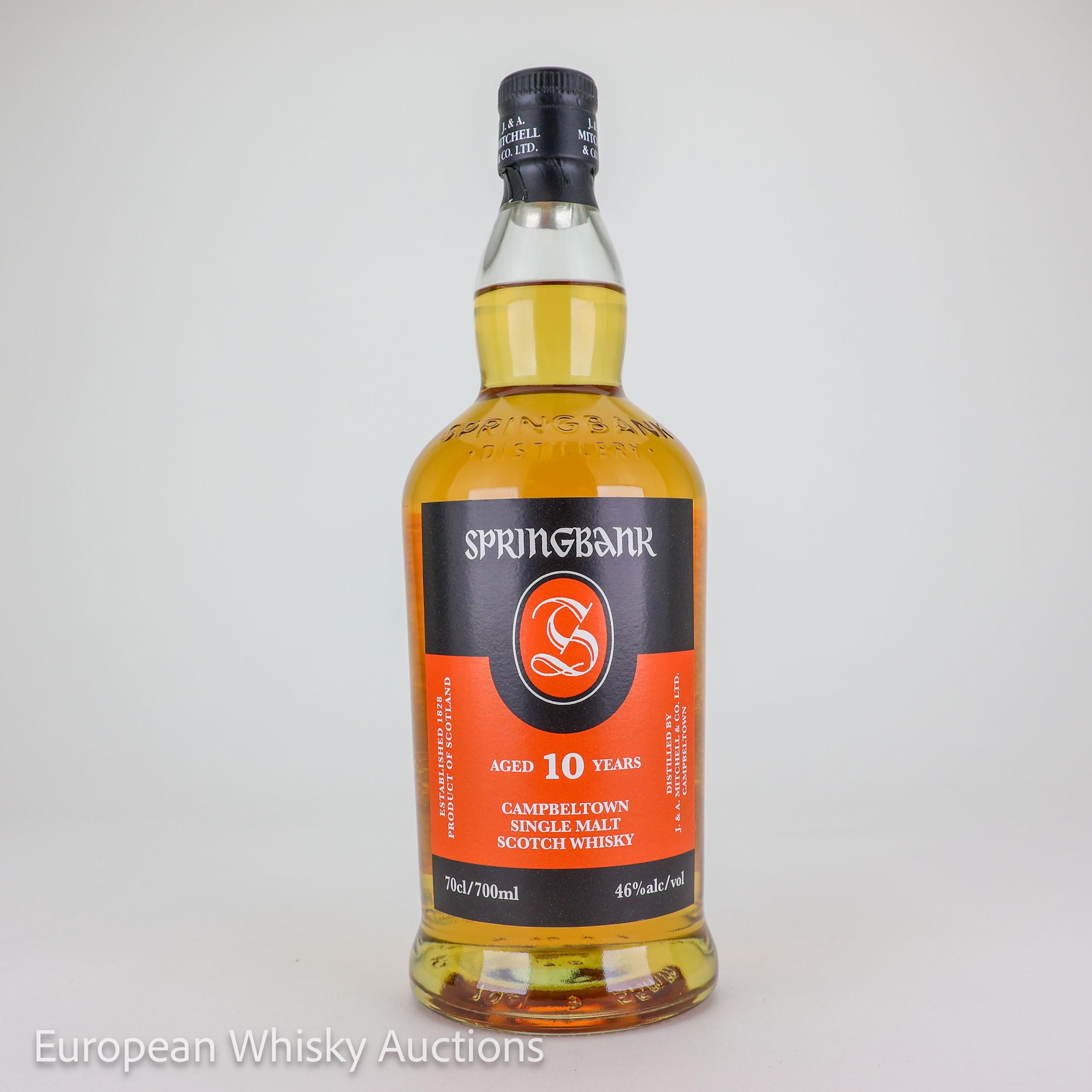 Springbank 10 Year Old (2025 Release), Bourbon & Sherry Cask, 2025, 46% whisky bottle