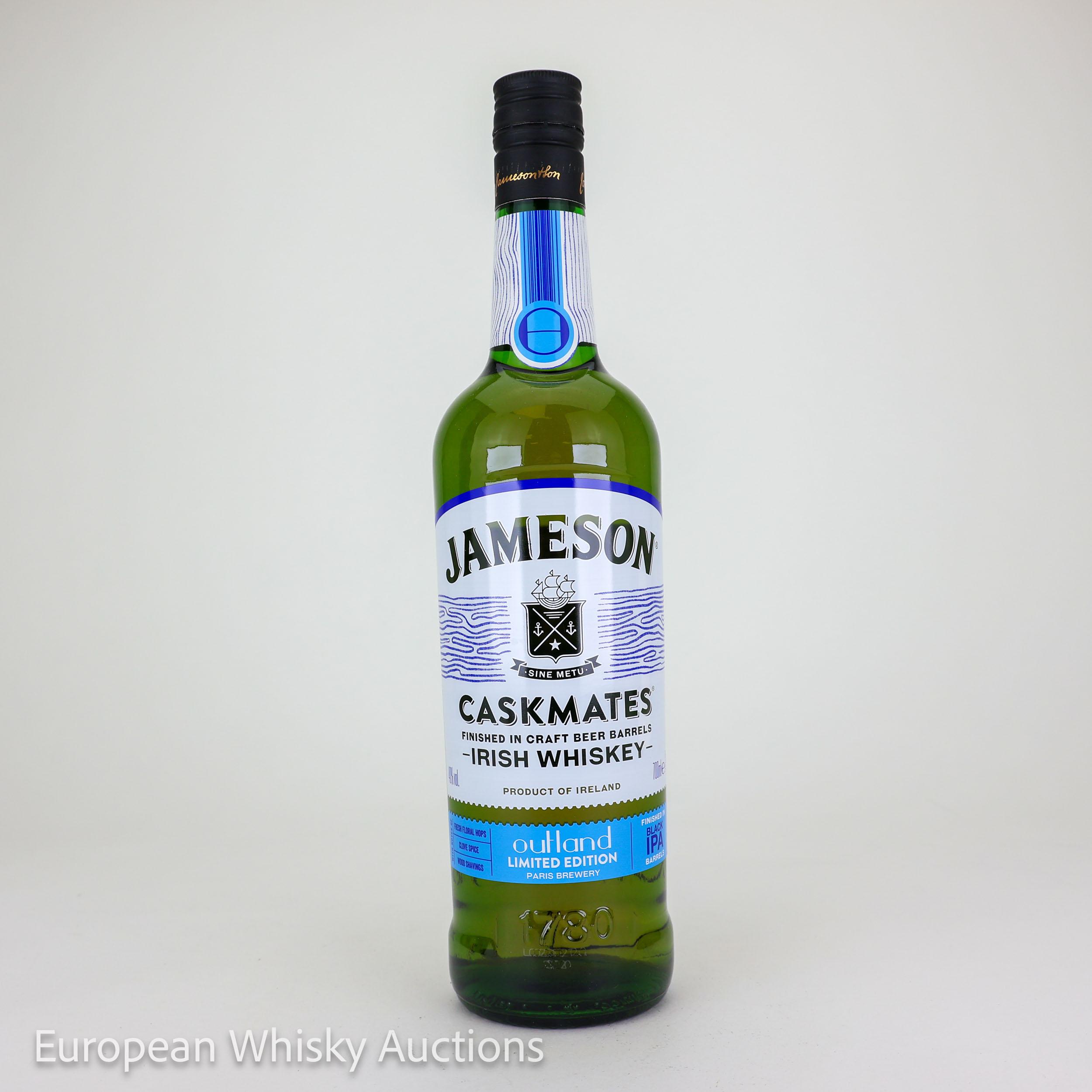 Jameson Caskmates Outland, Black IPA Cask, 2019, 40% whisky bottle