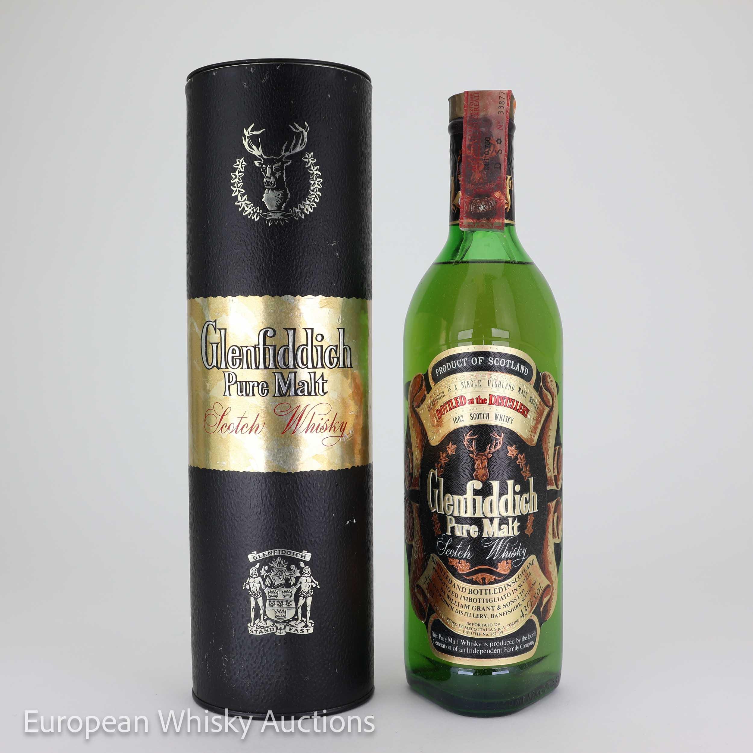 Glenfiddich Special Old Reserve Pure Malt 8 Year Old, 43% whisky bottle