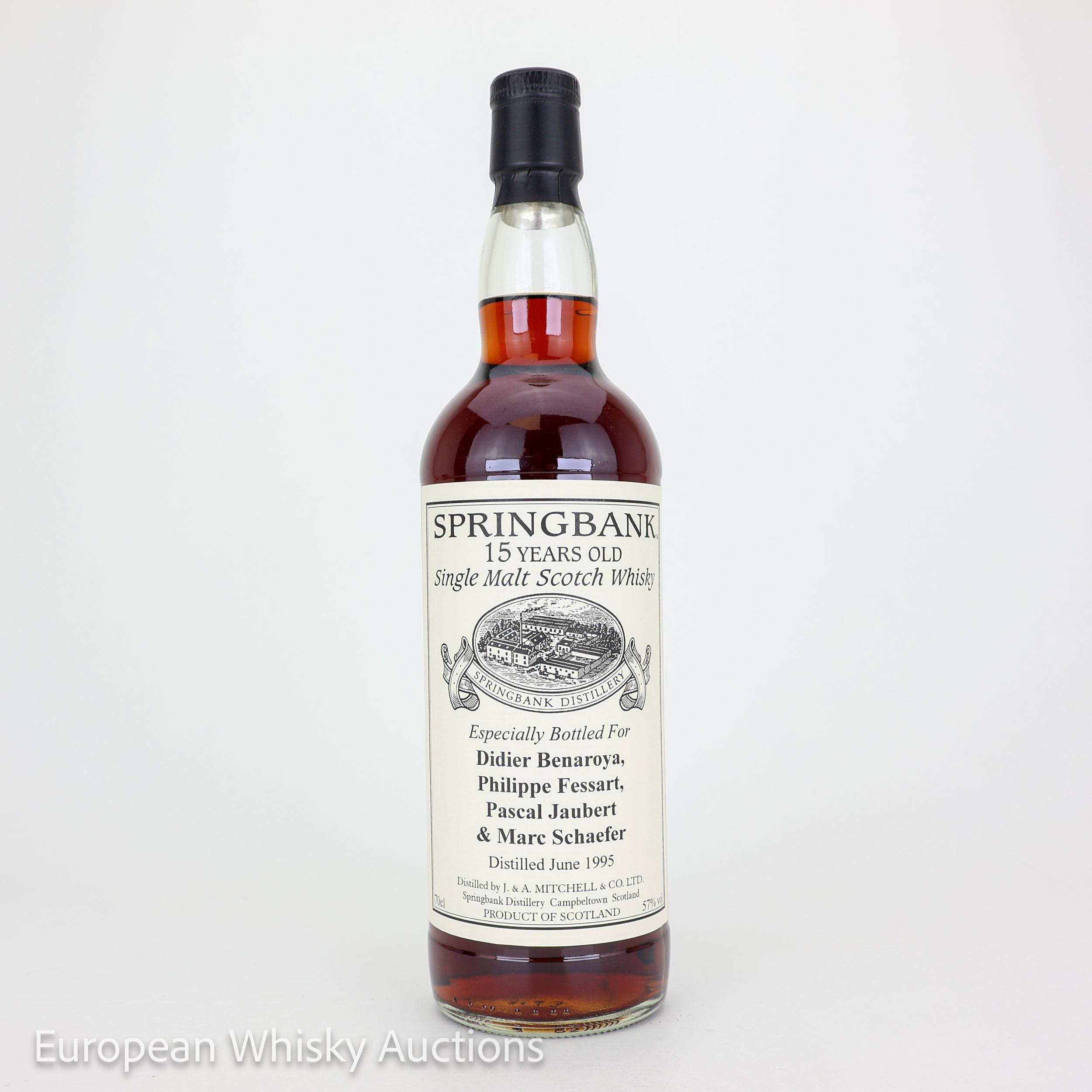 Springbank Private Cask 15 Year Old, Sherry Cask, 2010, 57% whisky bottle
