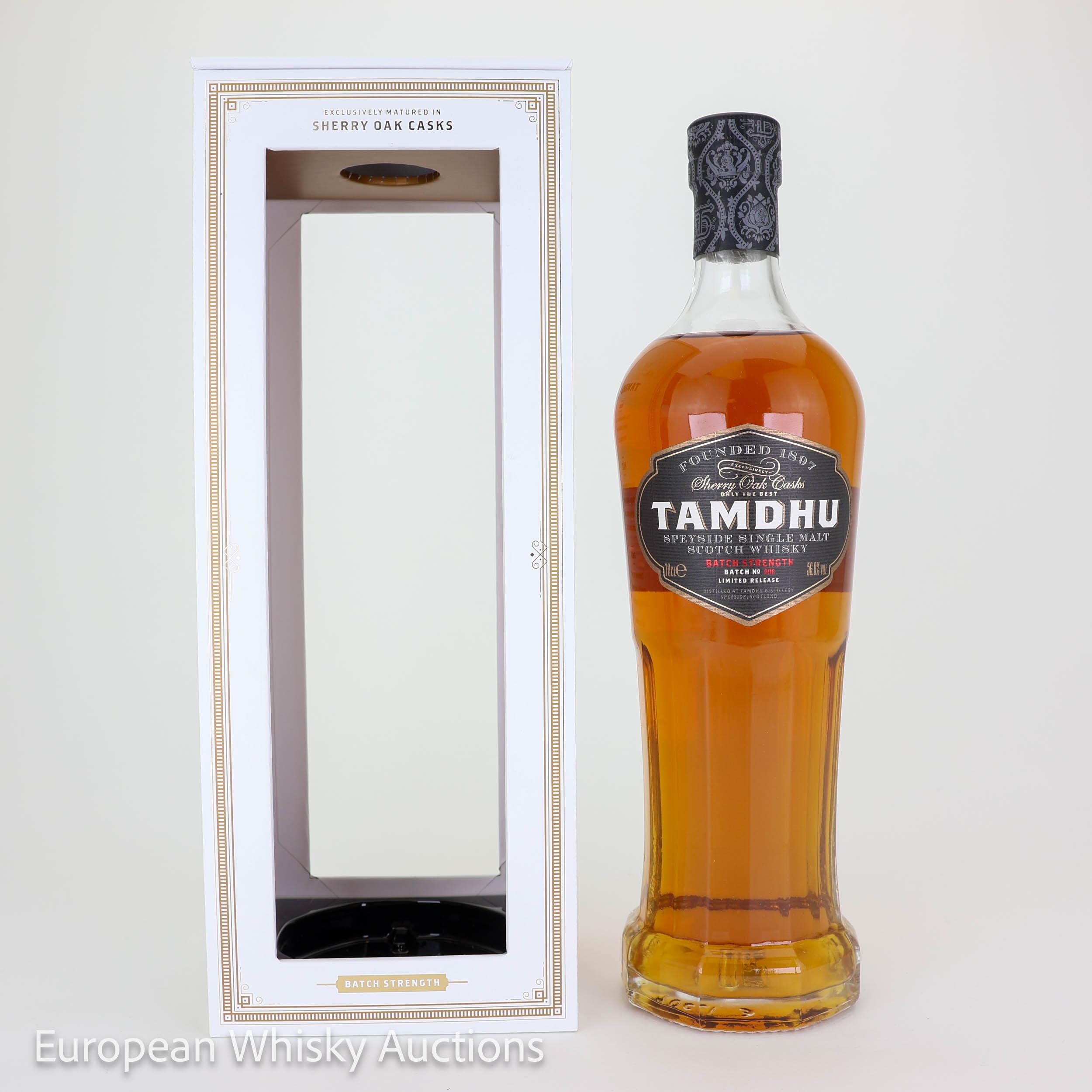 Tamdhu Batch Strength, Oloroso Sherry Cask, Batch No. 6, 2021, 56.8% whisky bottle