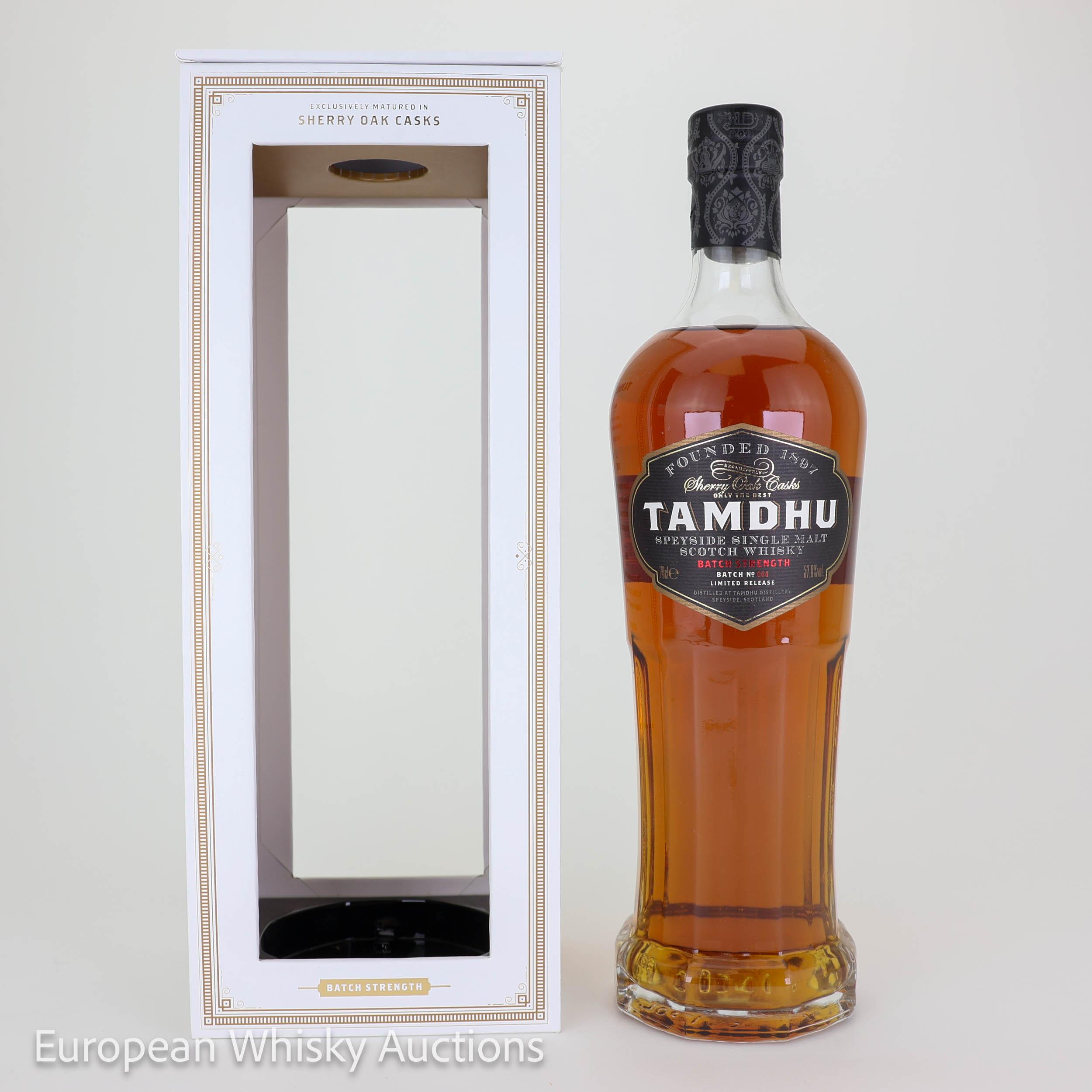 Tamdhu Batch Strength, Sherry Oak Cask, Batch No. 4, 2019, 57.8% whisky bottle