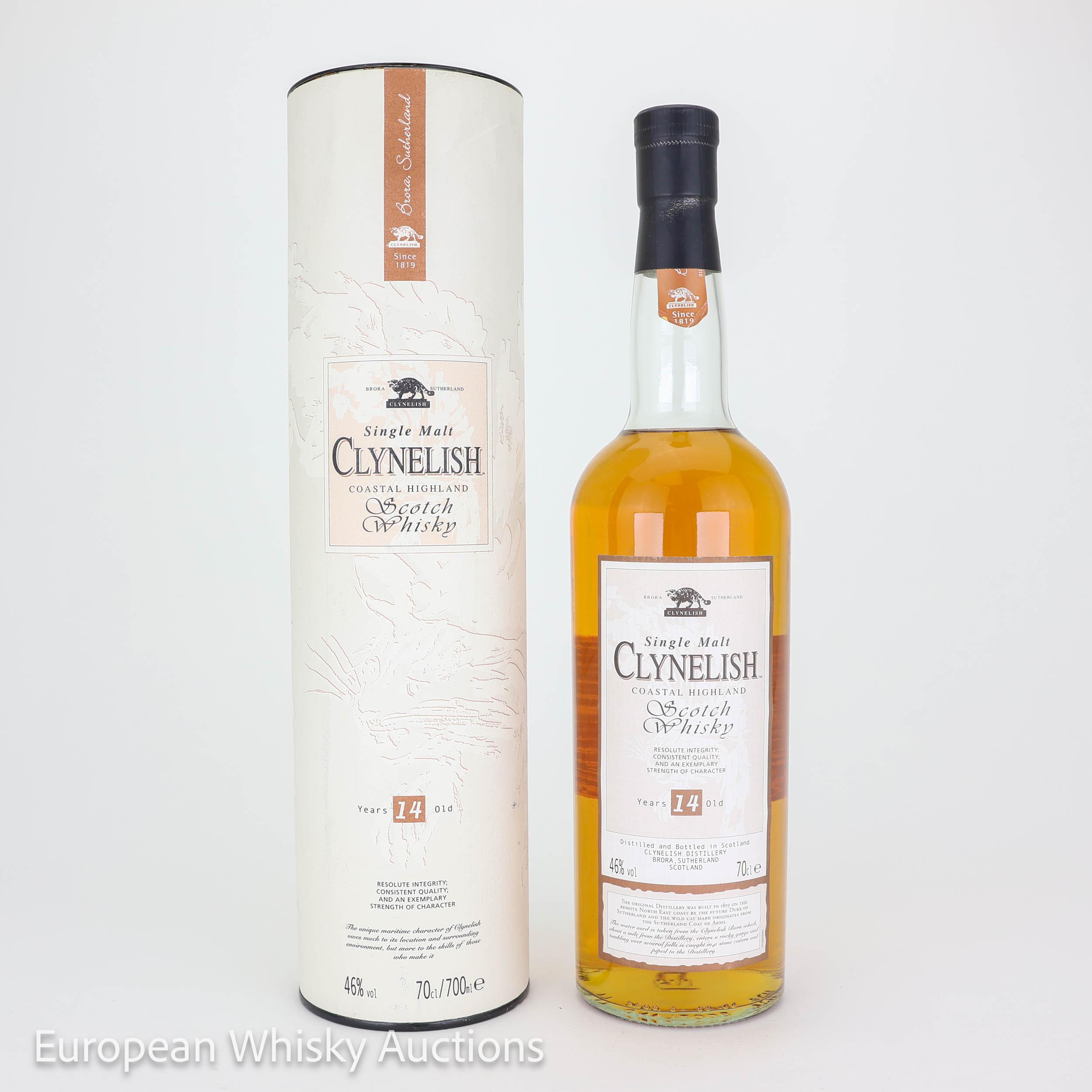 Clynelish 14 Year Old, Bourbon Cask, 2002, 46% whisky bottle