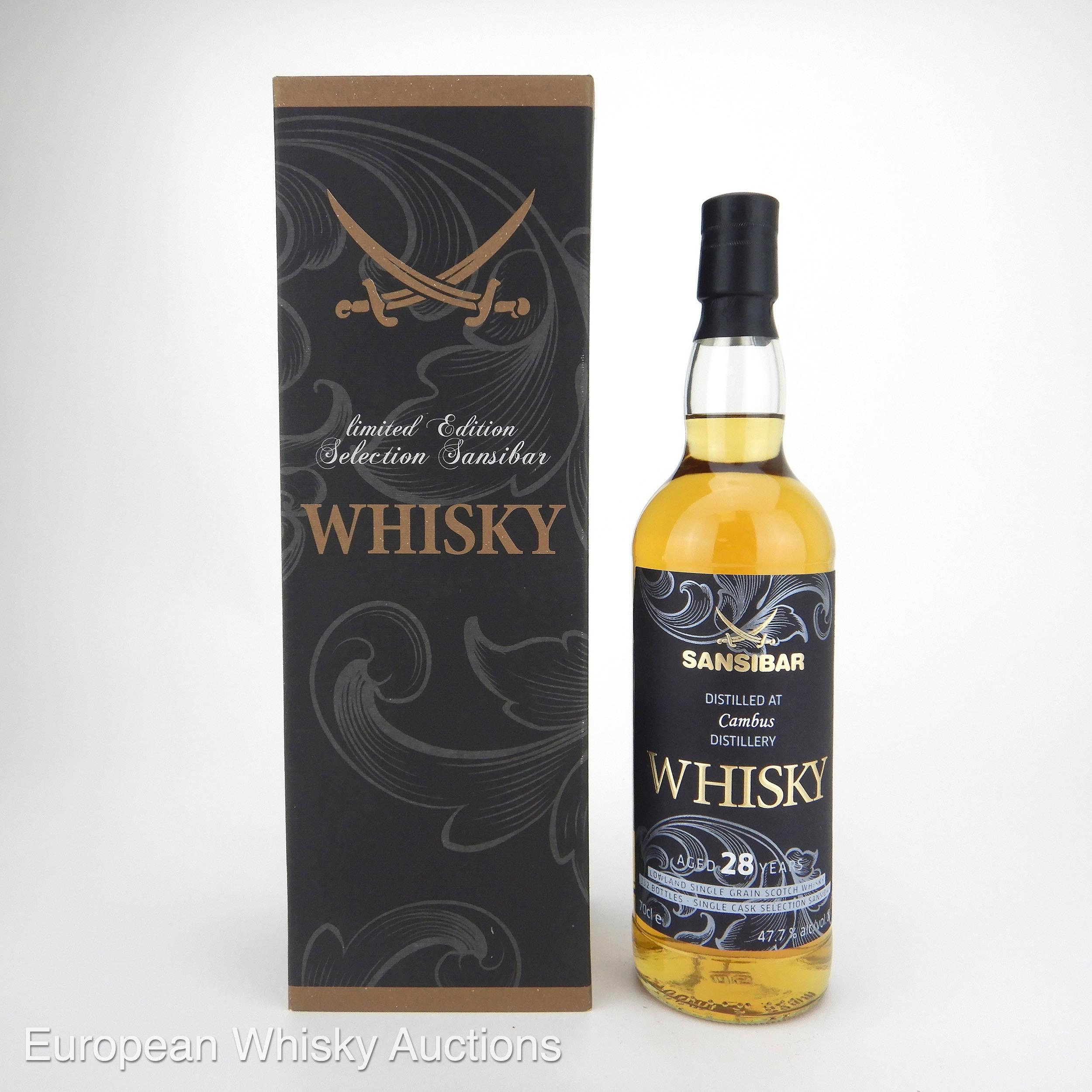 Cambus 28 Year Old, 1991, Sansibar, 47.7% whisky bottle