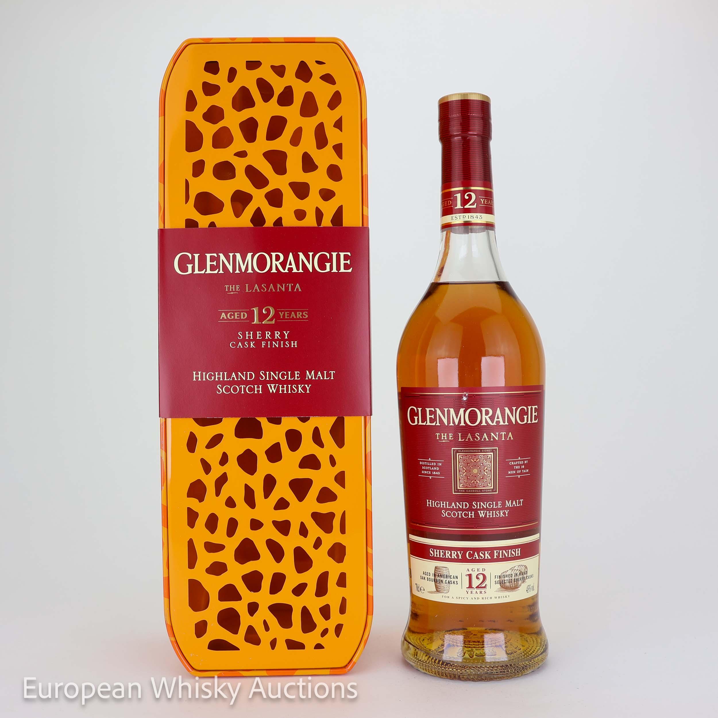 Glenmorangie Lasanta 12 Year Old, Bourbon & Sherry Cask, 43% whisky bottle