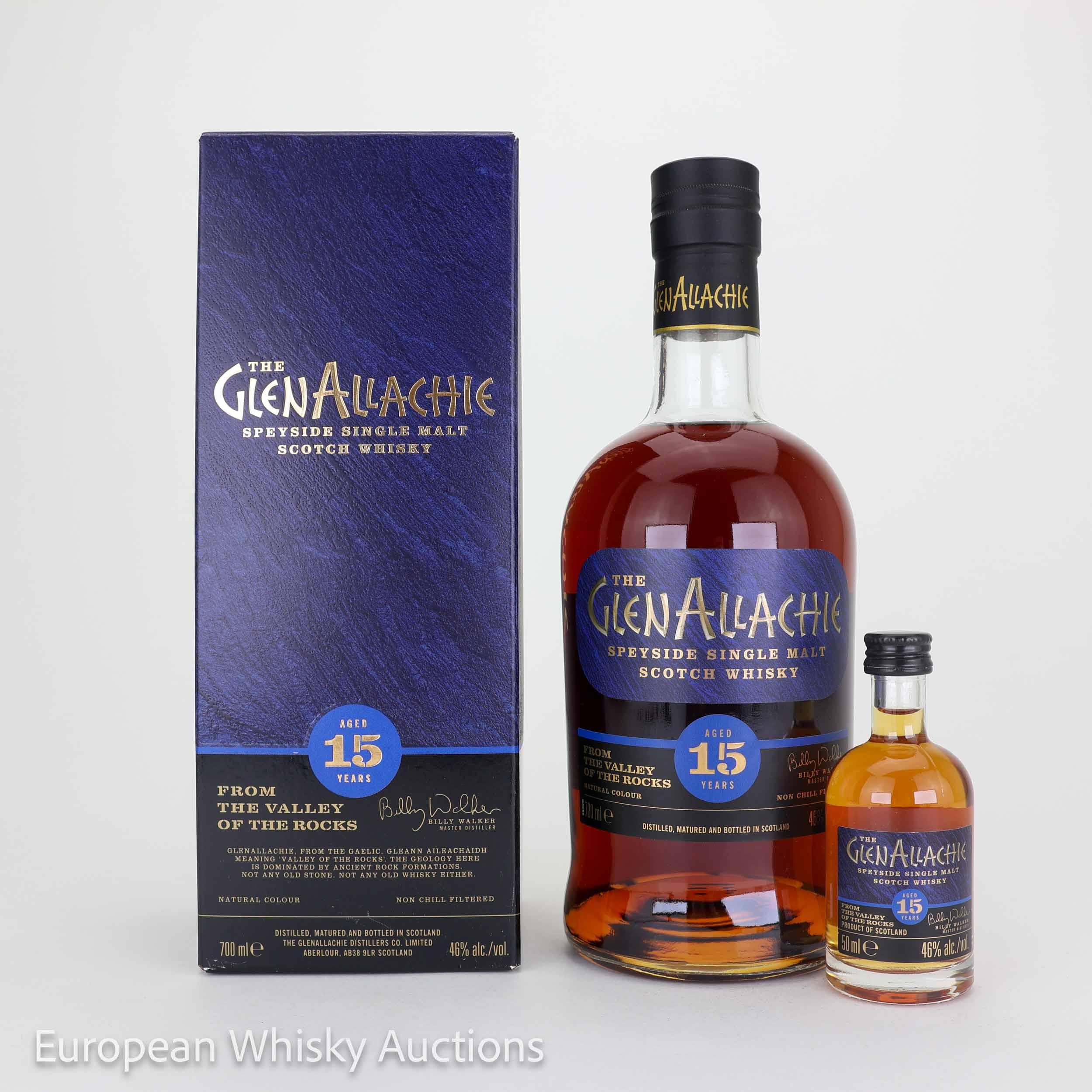 Glenallachie 15 Year Old, Sherry Cask, 2020, 46% whisky bottle