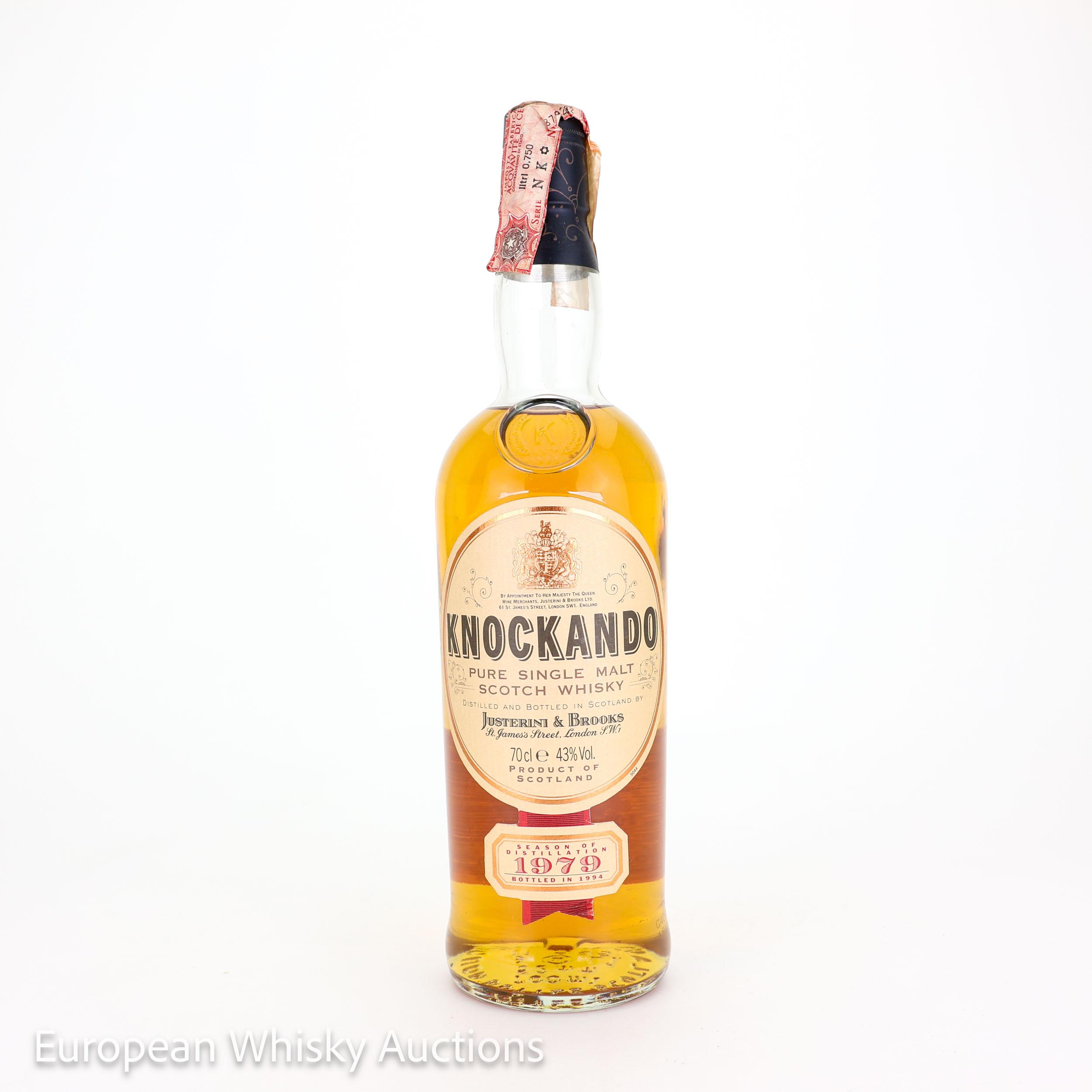 Knockando 1979 15 Year Old, 1994, 43% whisky bottle