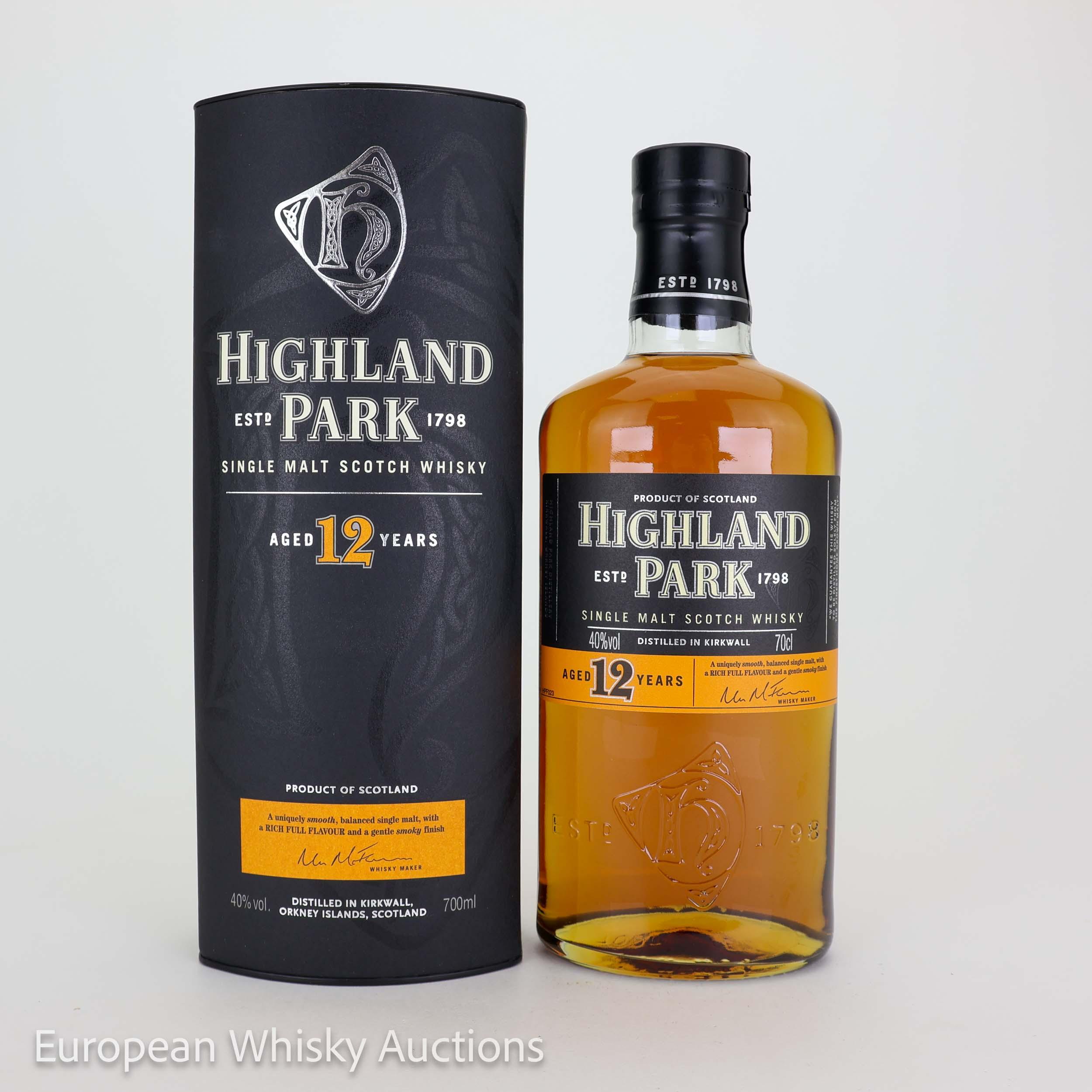 Highland Park 12 Year Old, Sherry Cask, 40%, 70cl whisky bottle
