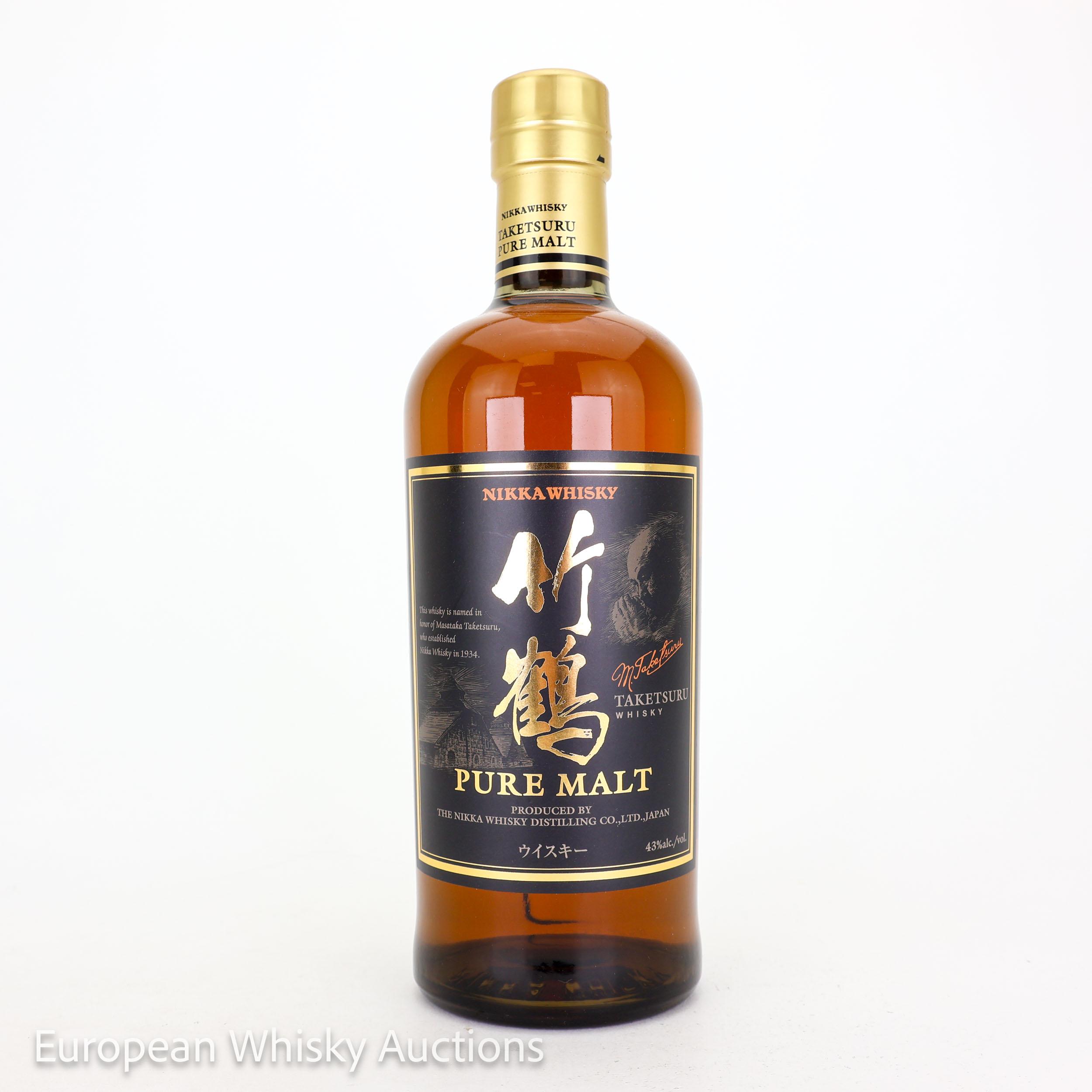 Taketsuru Pure Malt, Bourbon & Sherry Cask, 2014, 43% whisky bottle
