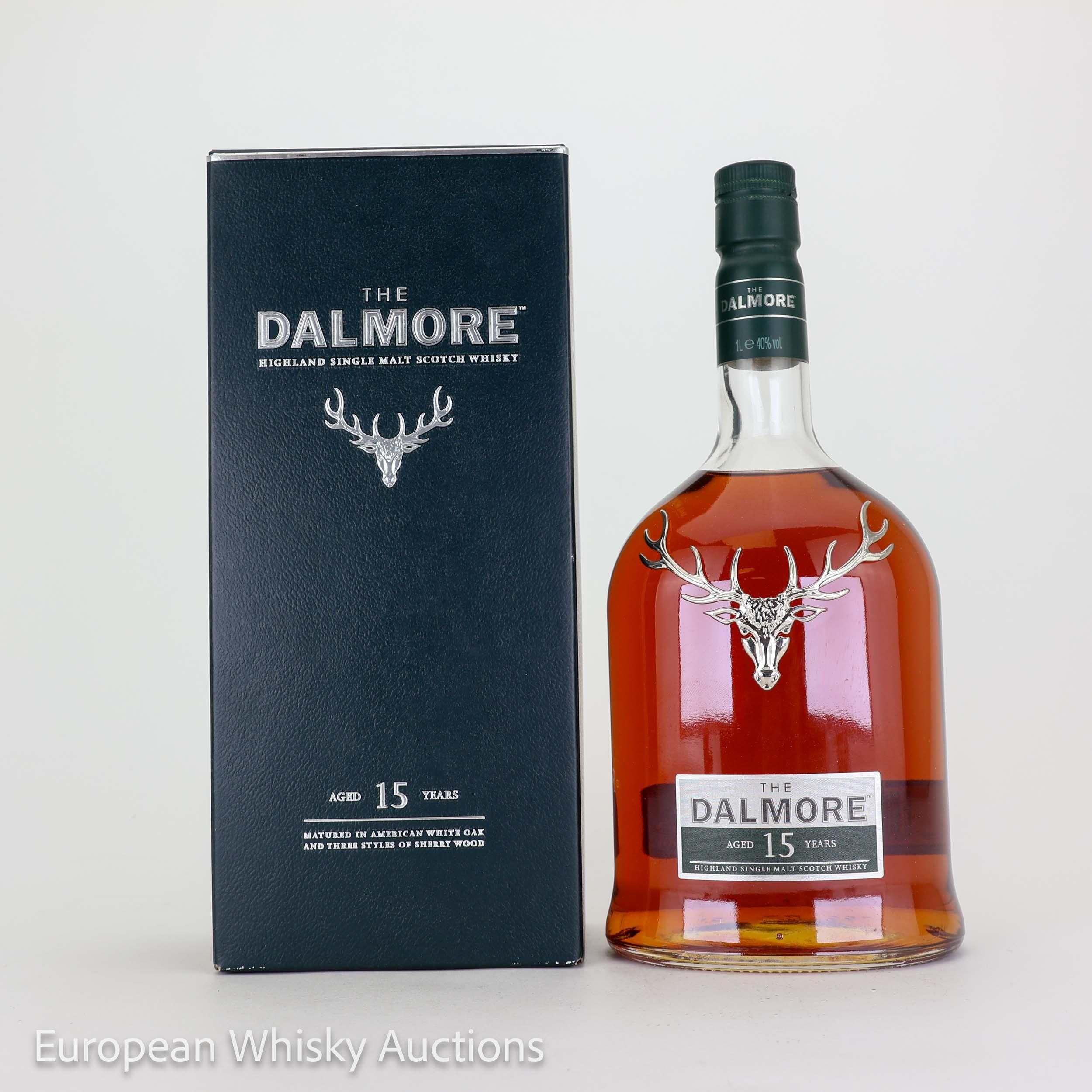Dalmore 15 Year Old 1L, Bourbon & Sherry Cask, 2012, 40% whisky bottle