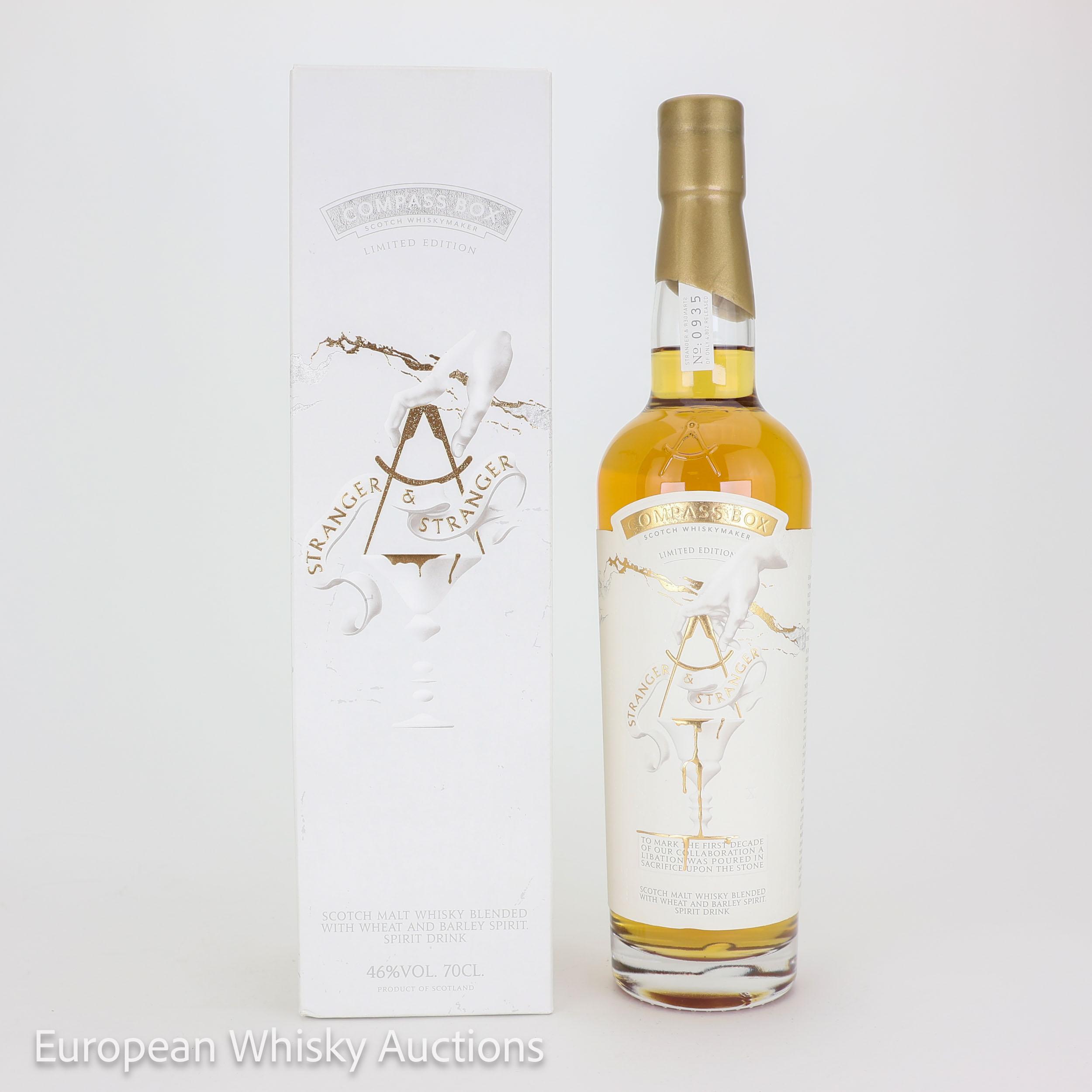 Compass Box Stranger & Stranger, 2018, 46% whisky bottle