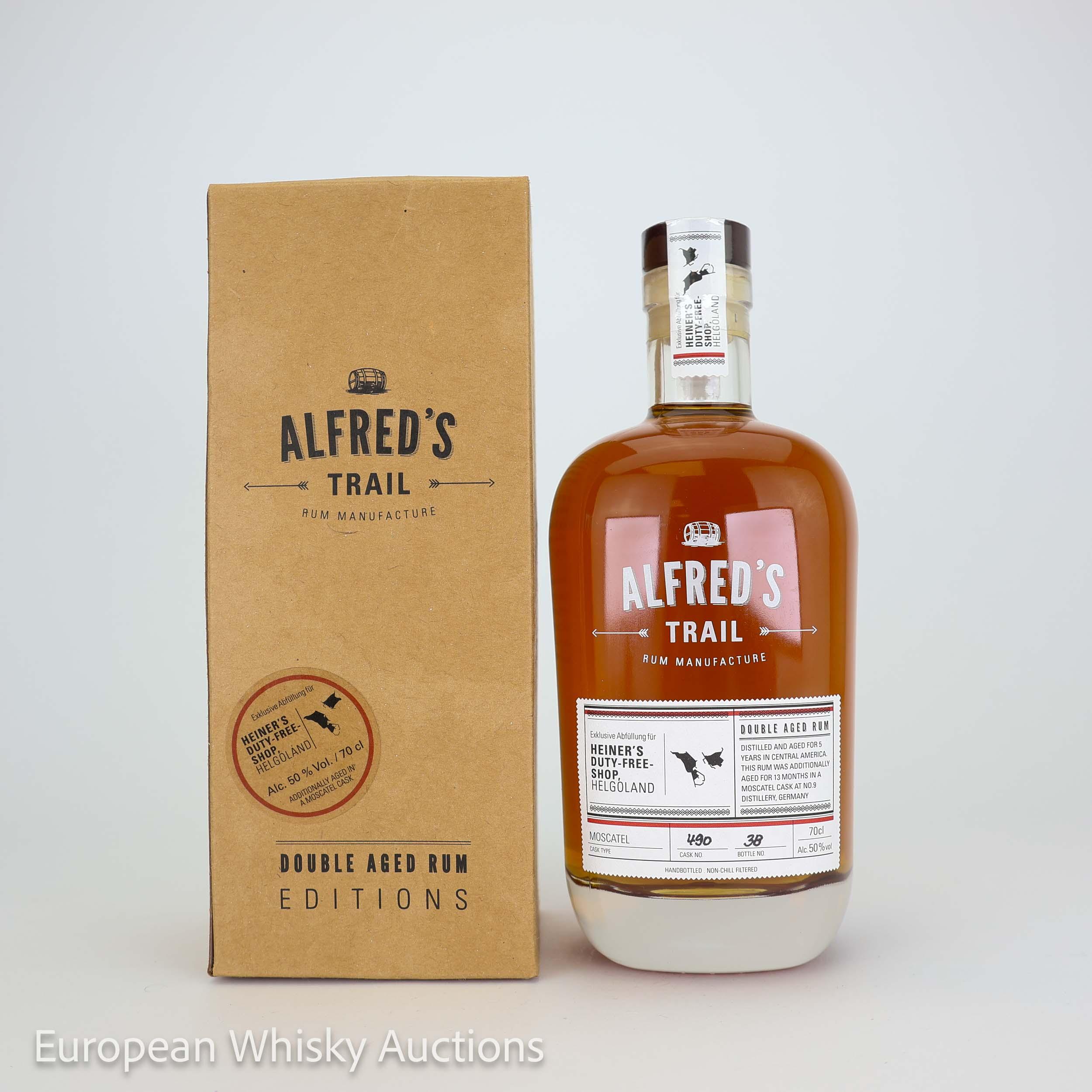 Alfred's Trail Moscatel Cask #6 Year Old, Moscatel Cask, Cask #490, Lot 20964, Number Nine Distillery, 50%