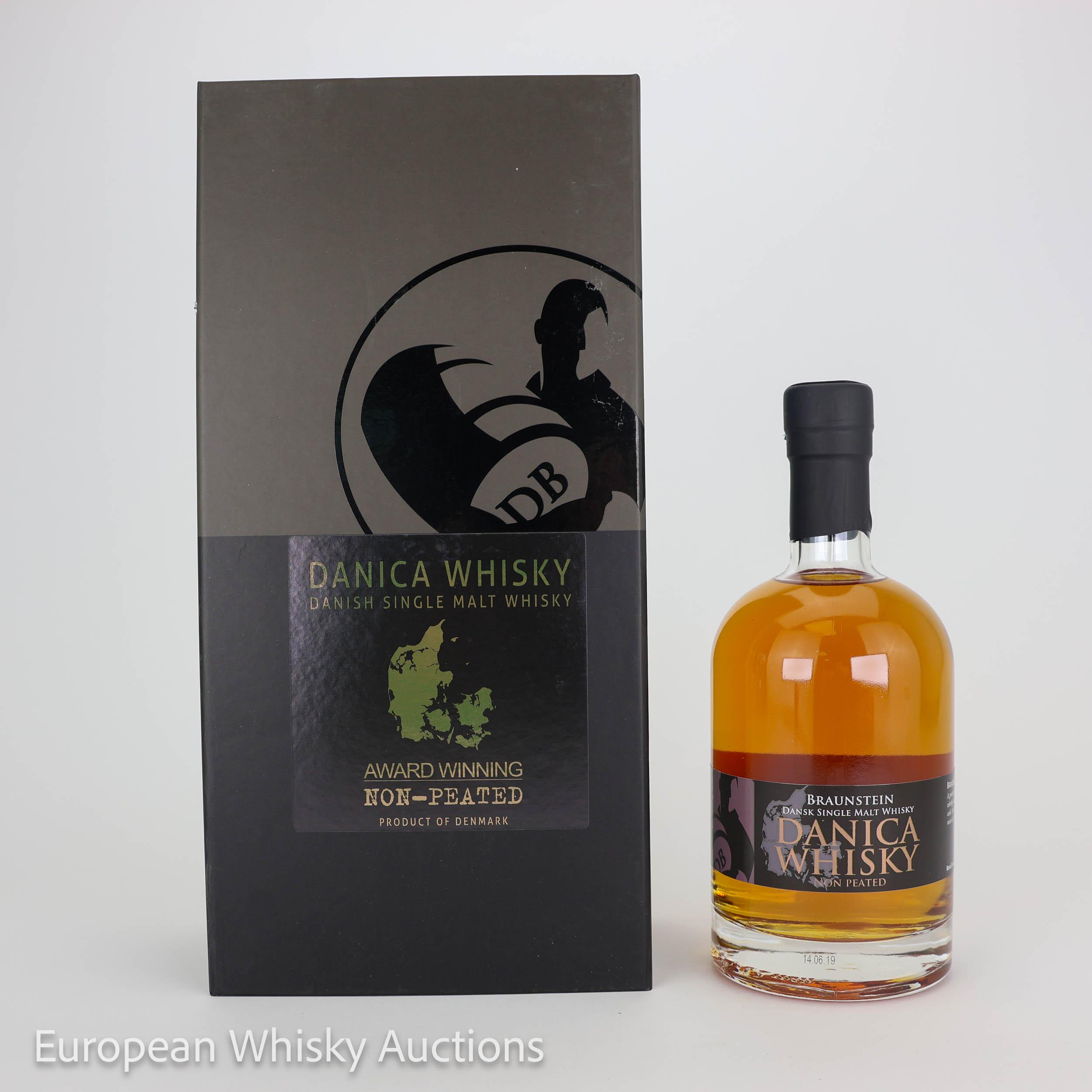 Braunstein Danica Whisky Non-Peated, Oloroso Sherry Cask, 2019, 42% whisky bottle