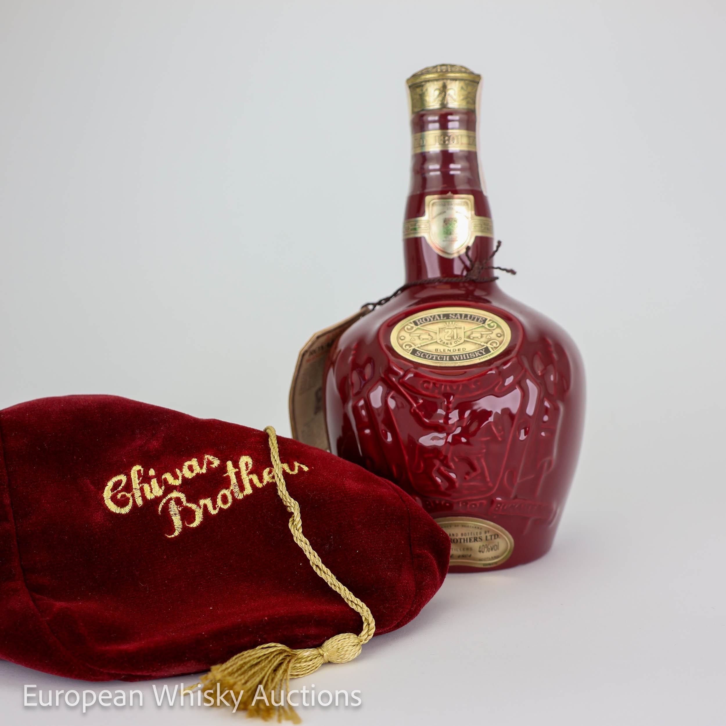 Royal Salute The Ruby Flagon 21 Year Old, Oak Cask, 40% whisky bottle