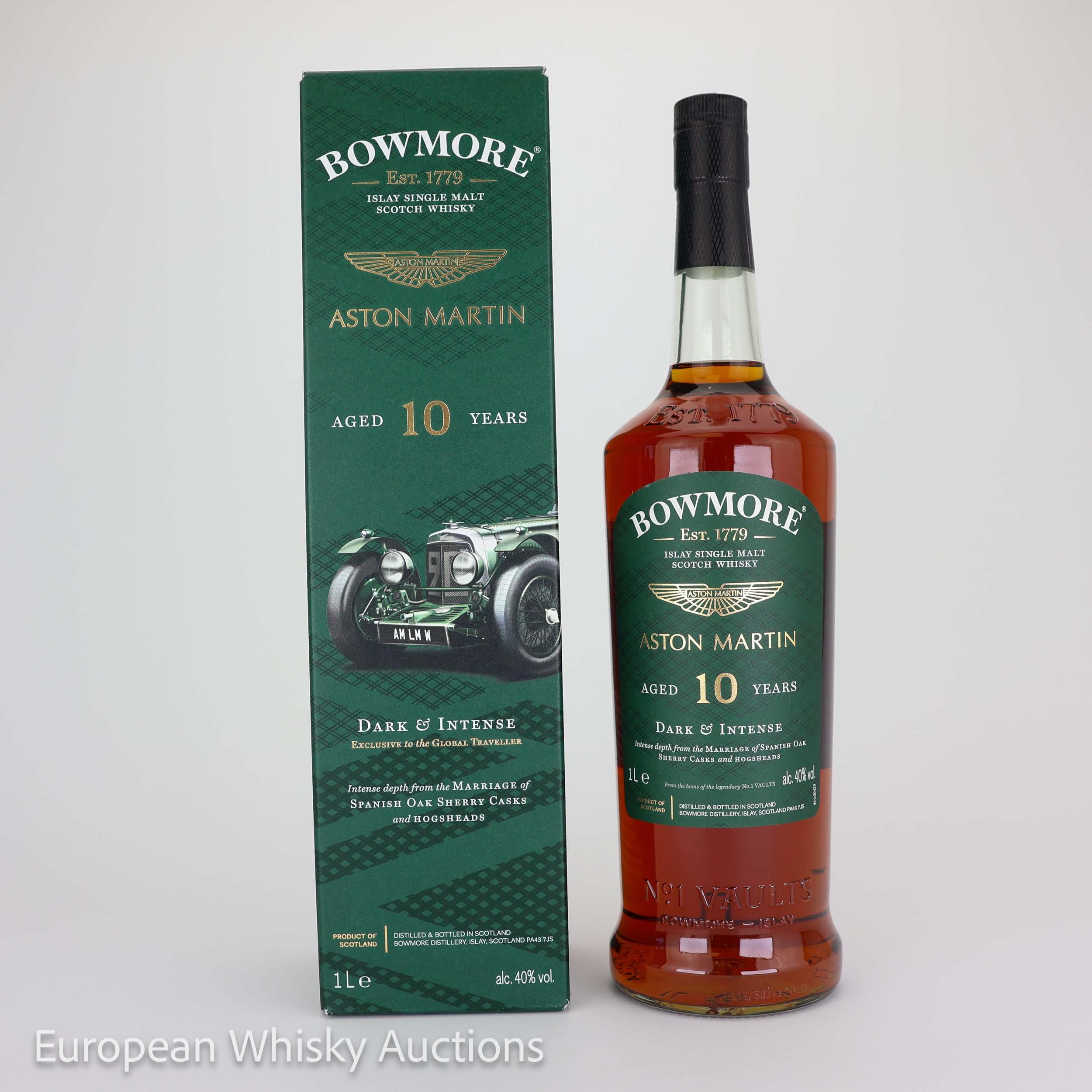 Bowmore Aston Martin Edition No. 7 10 Year Old, Spanish Oak Sherry & Hogshead Cask, 2023, 40% whisky bottle