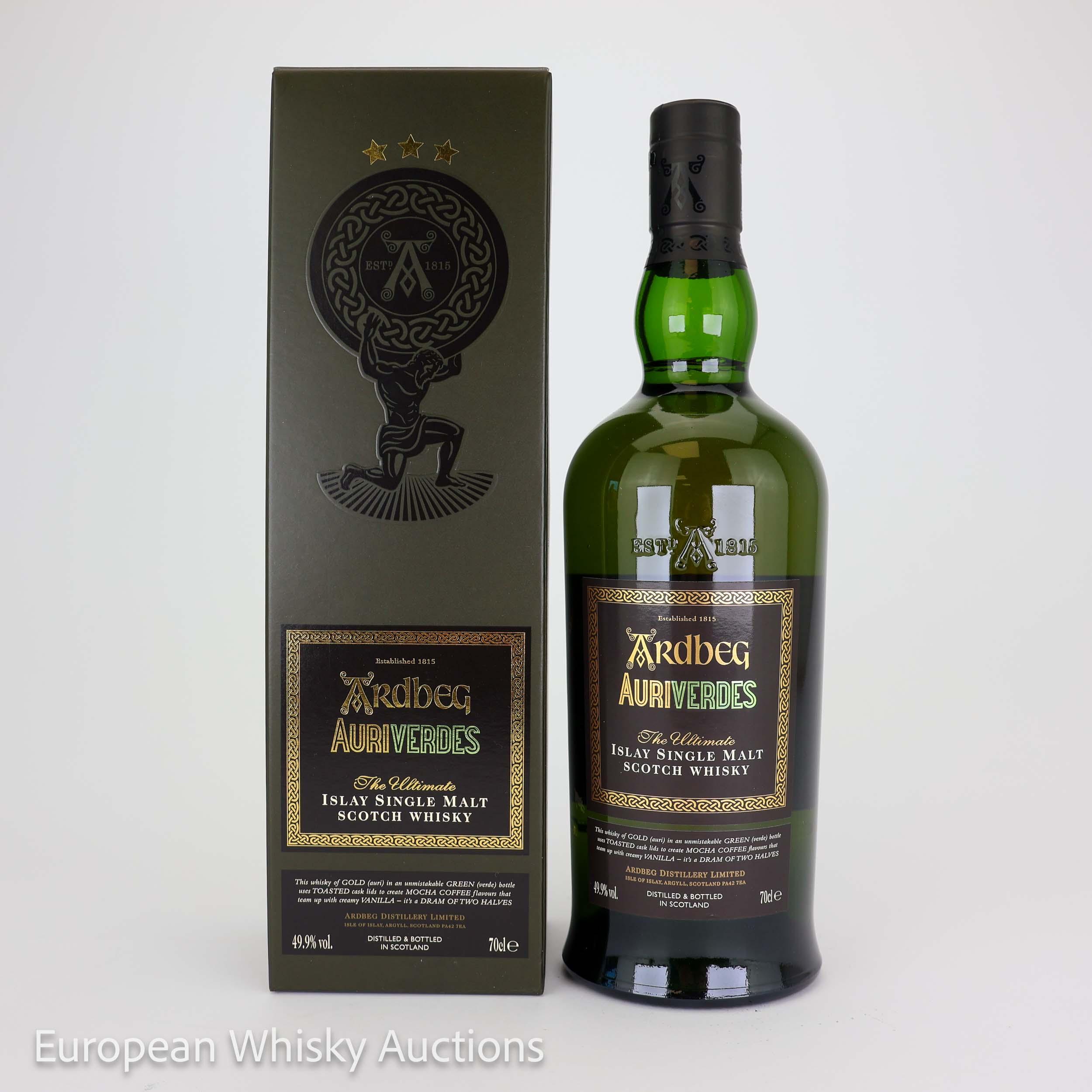 Ardbeg Auriverdes Feis Ile 2014 12 Year Old, Bourbon & Toasted American Oak Cask, 2014, 49.9%, 70cl whisky bottle