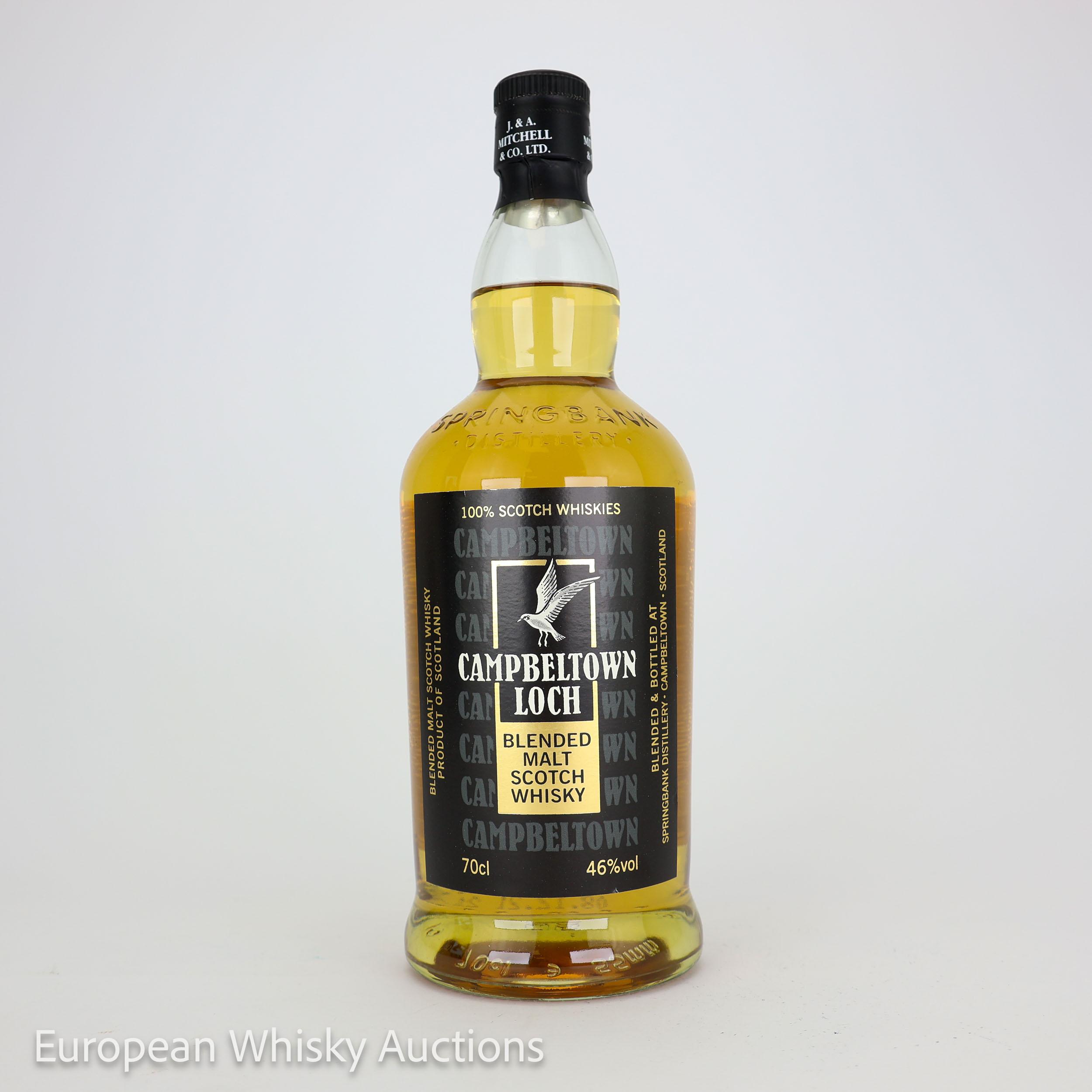 Campbeltown Campbeltown Loch Blended Malt, Bourbon & Sherry Cask, 46% whisky bottle