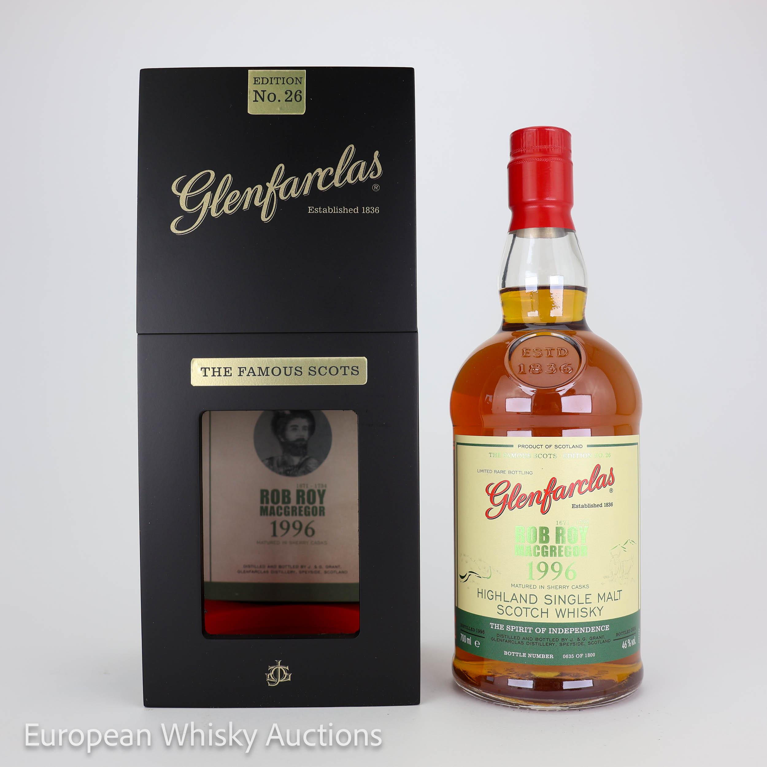 Glenfarclas The Famous Scots Edition No. 26, Sherry Cask, 2024, 28 Year Old, 46% whisky bottle