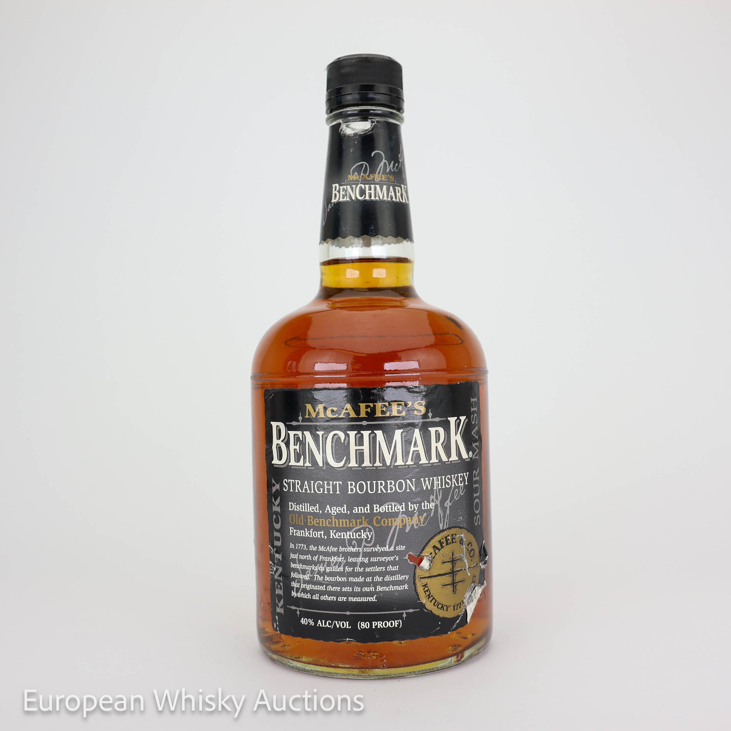 Benchmark Premium Bourbon, 1990, 40% whisky bottle