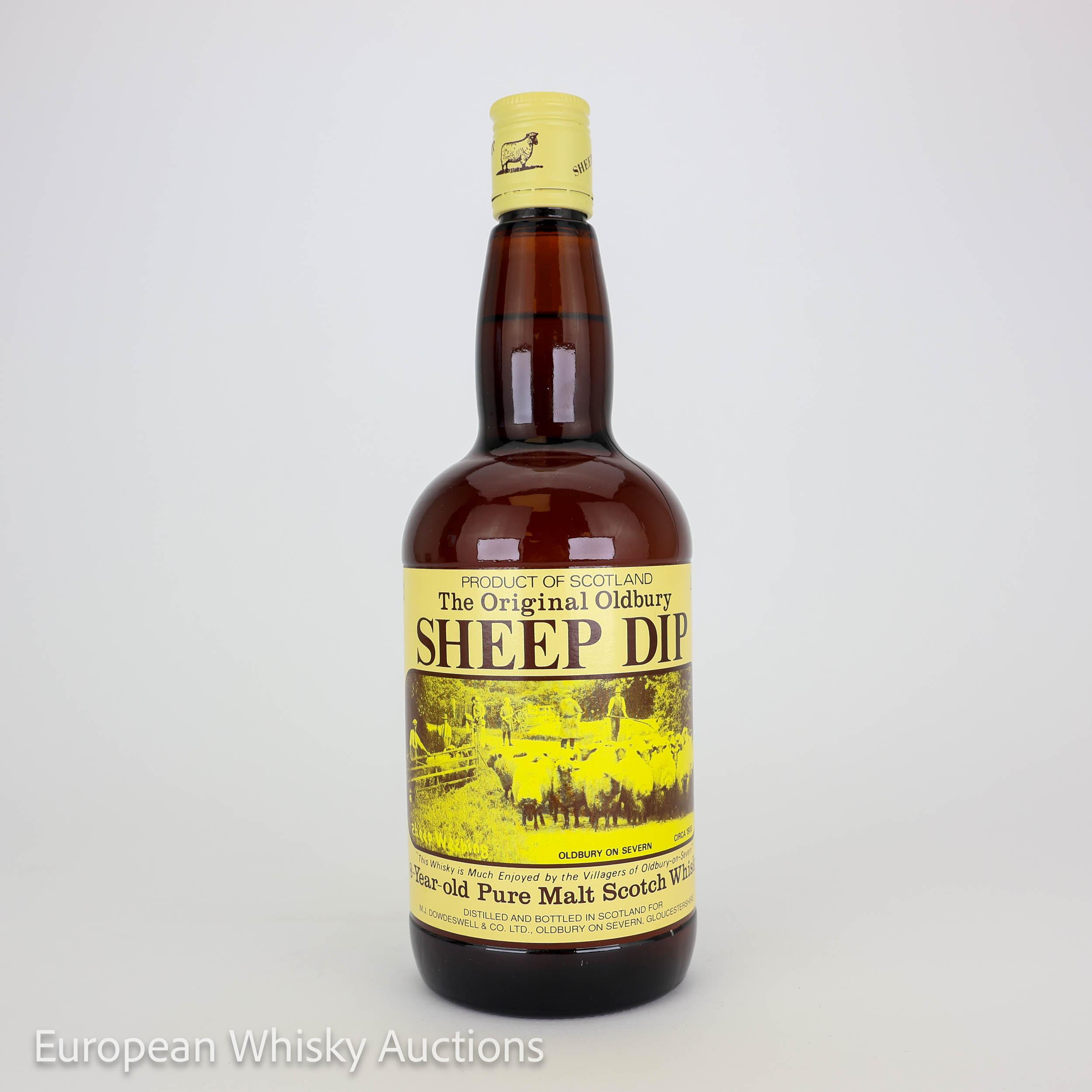Sheep Dip The Original Oldbury 8 Year Old, Spencerfield Spirit Company, 40% whisky bottle