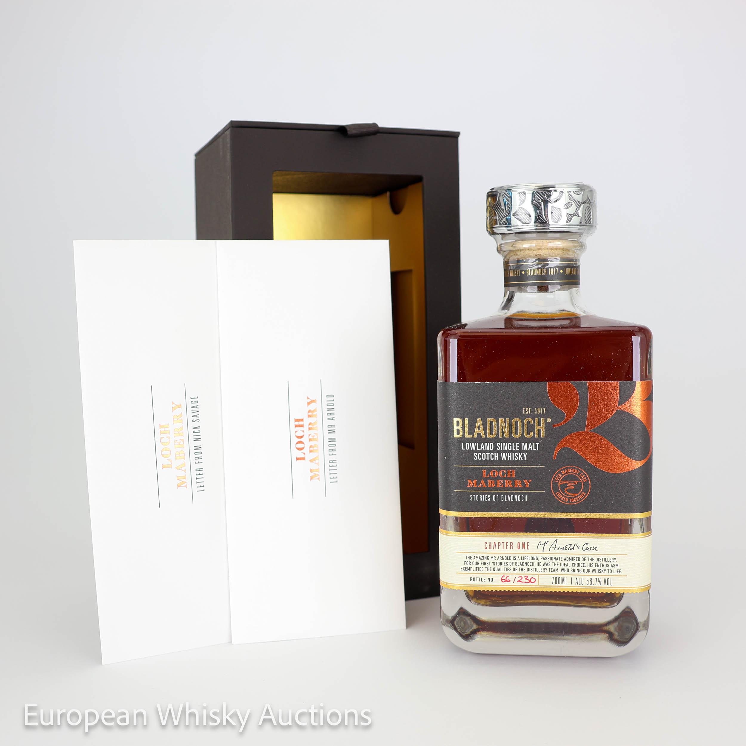 Bladnoch Stories of Bladnoch Chapter One - Loch Maberry 16 Year Old, Red Wine Hogshead Cask, Cask #89, 2024, 56.7% whisky bottle