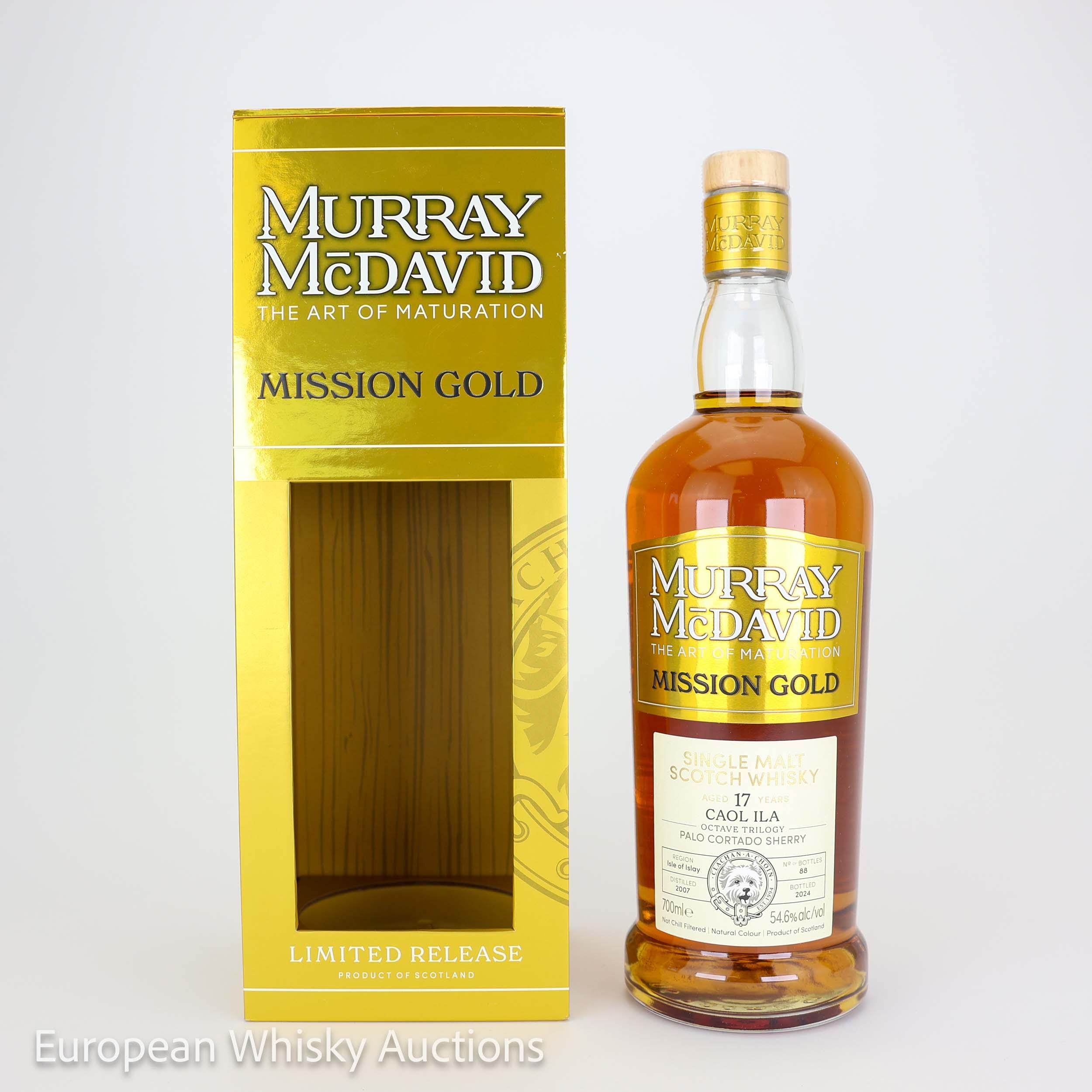 Caol Ila 2007 Mission Gold 17 Year Old - Octave Trilogy, Sherry Cask, Cask #2301849, 2007, Murray McDavid, 54.6% whisky bottle