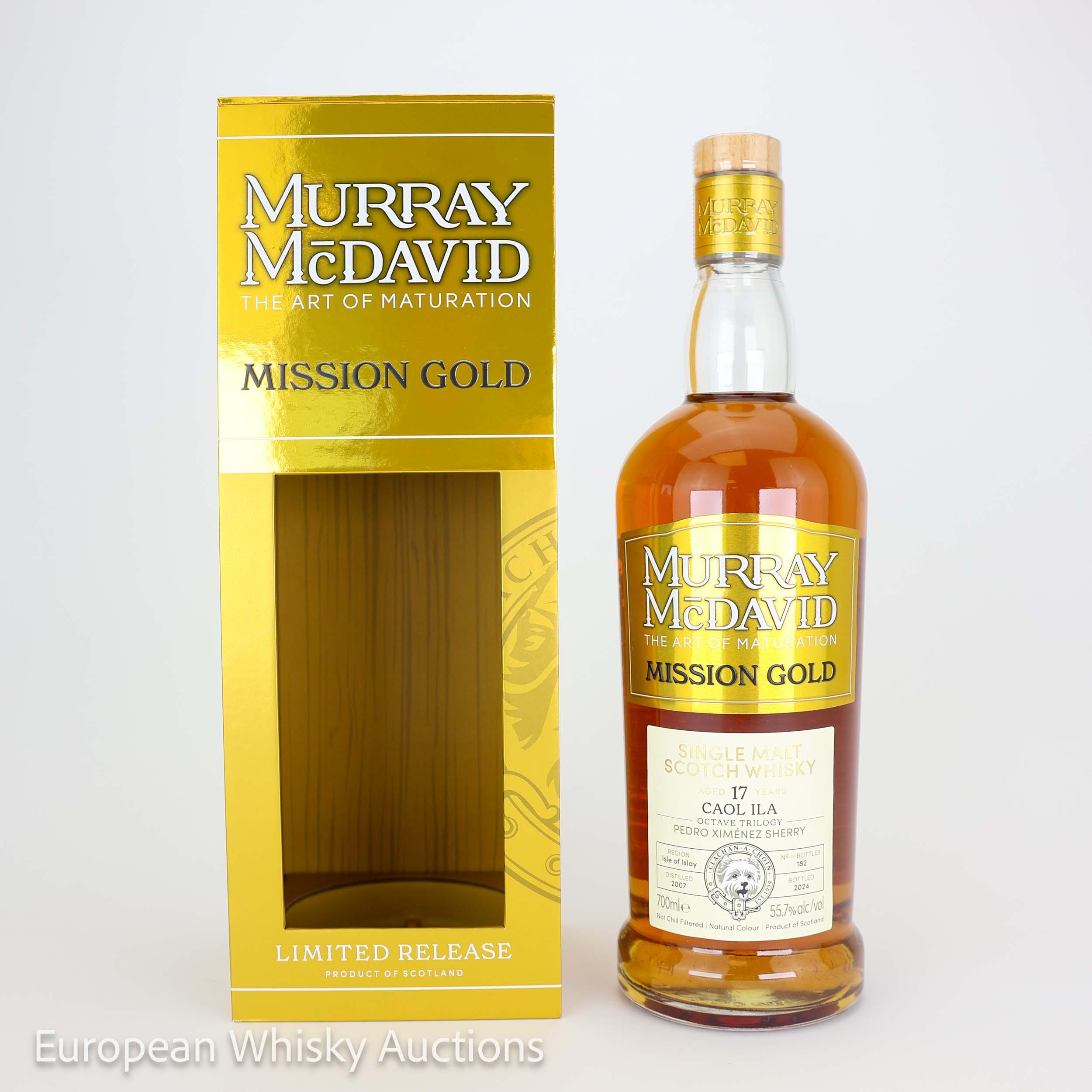 Caol Ila Mission Gold - Octave Trilogy 17 Year Old, Sherry Cask, Cask #2301850-51, 2007, Murray McDavid, 55.7% whisky bottle