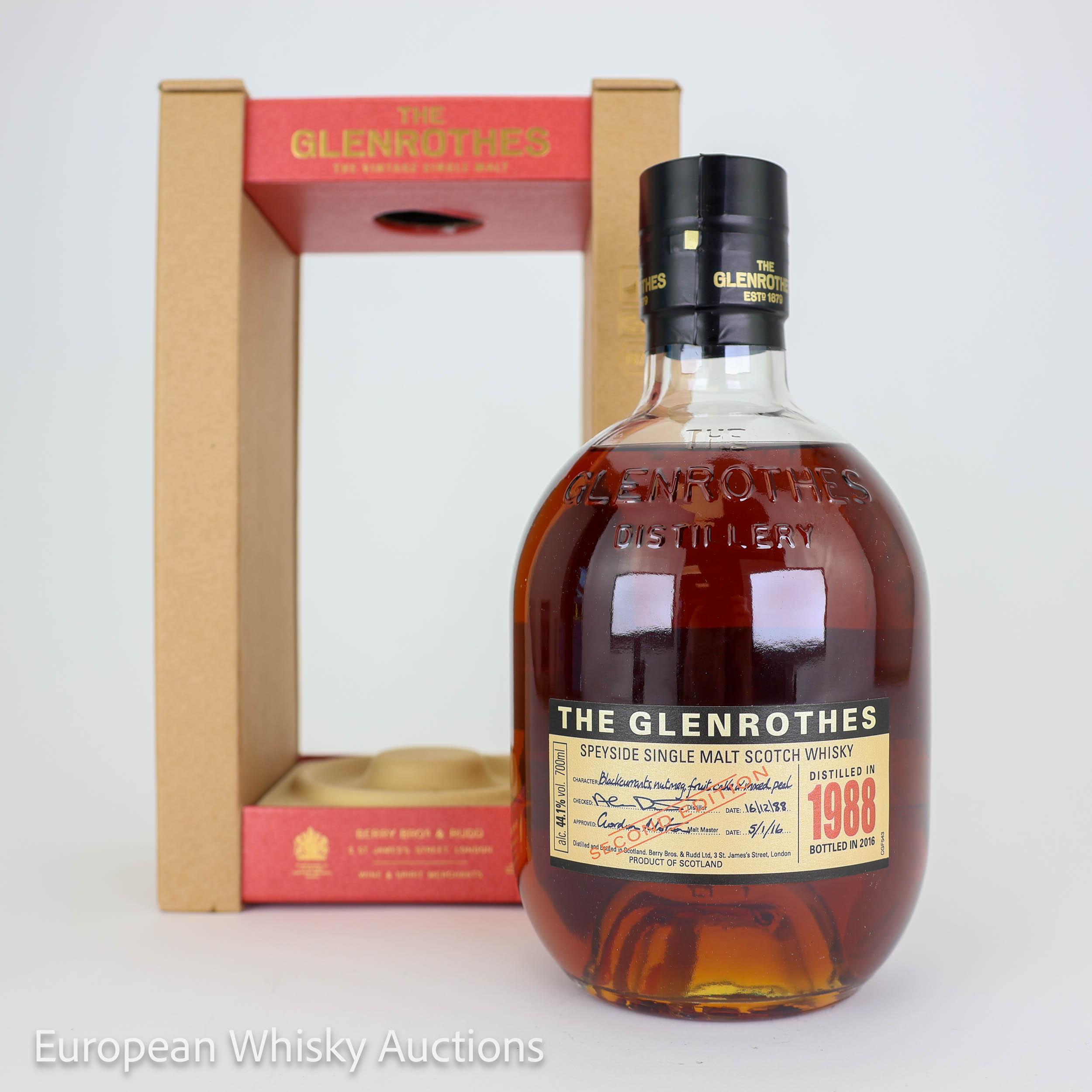 Glenrothes Second Edition 27 Year Old, Sherry Cask, 2016, 44.1% whisky bottle