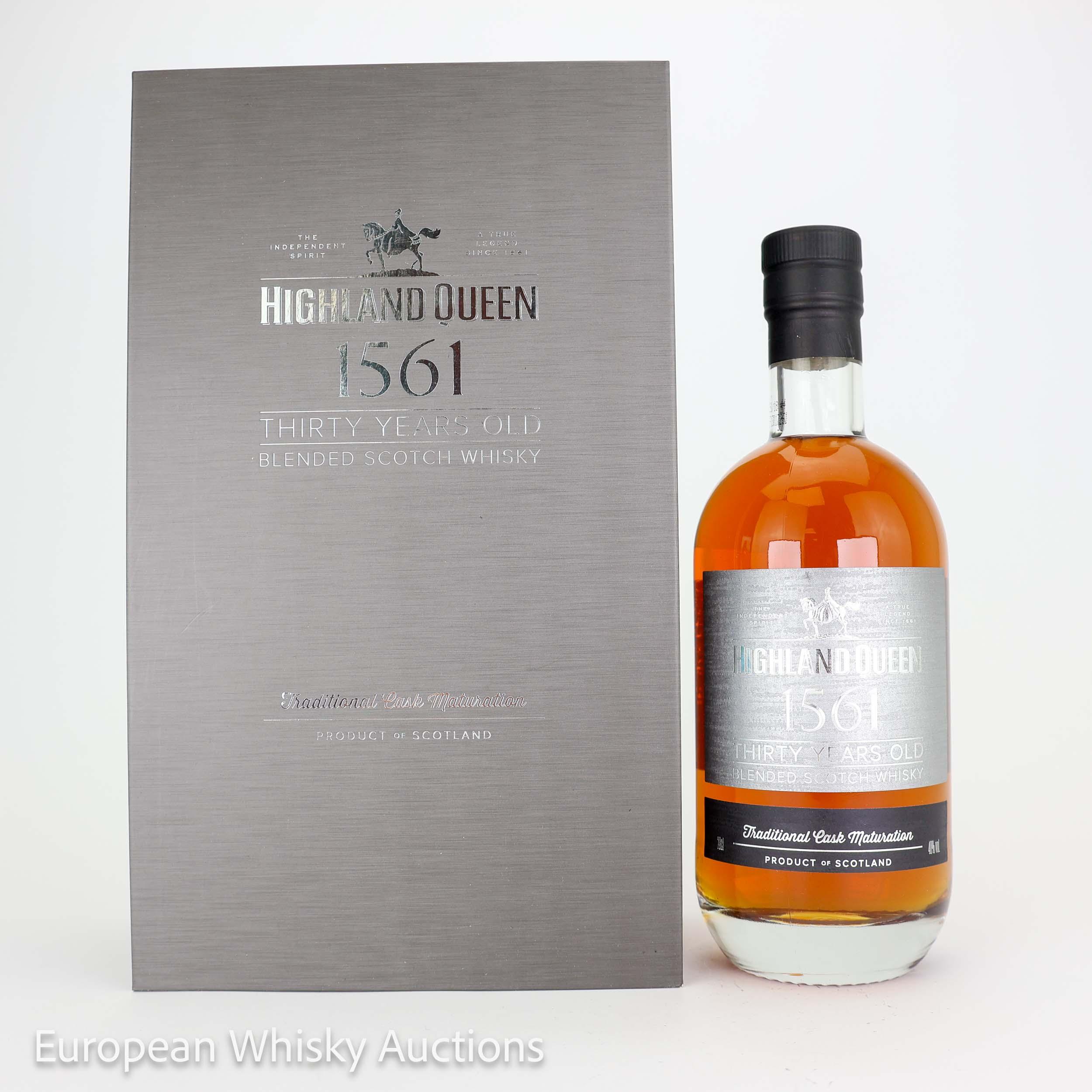 Highland Queen 1561 30 Year Old, Sherry Cask, 2013, 40% whisky bottle
