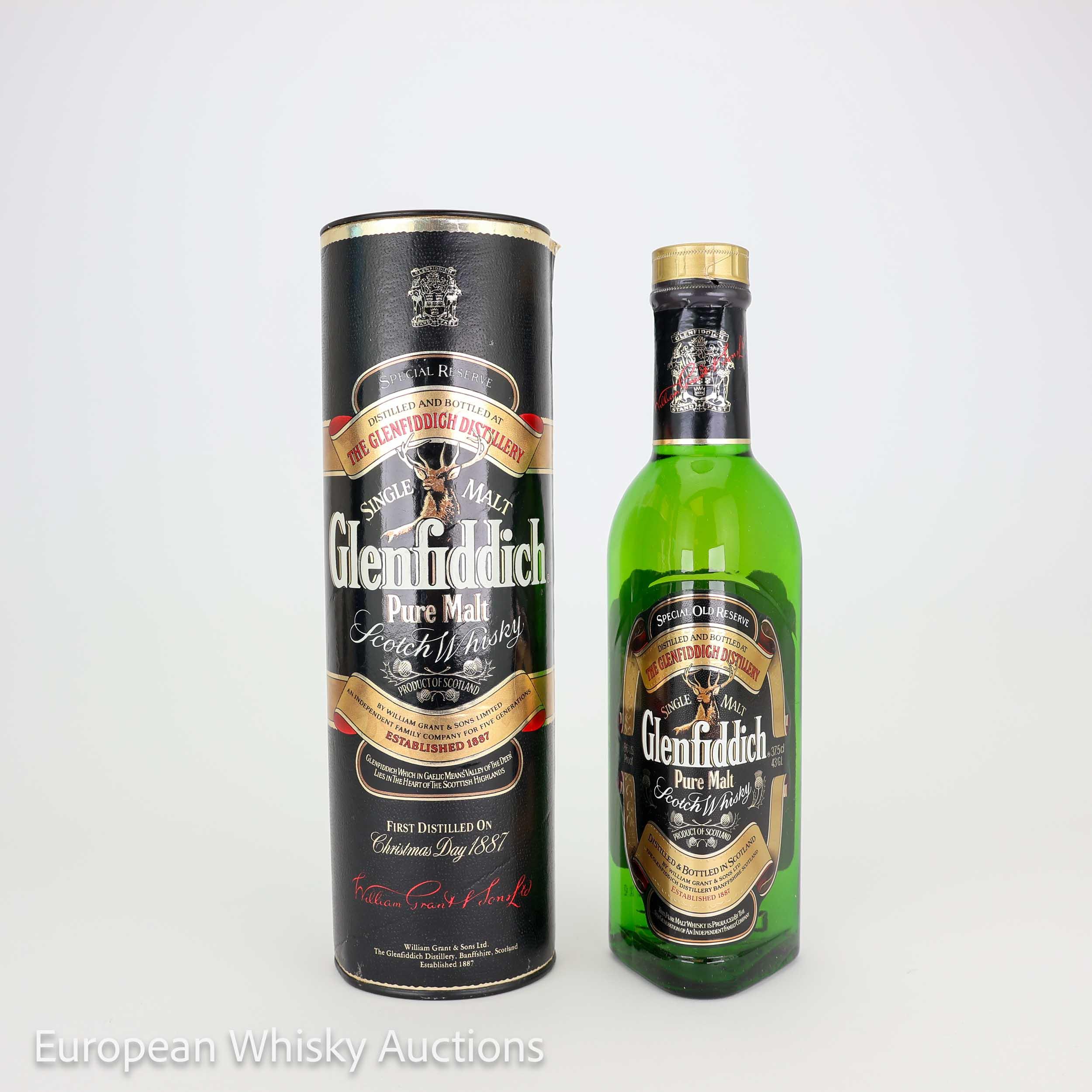 Glenfiddich Pure Malt Special Old Reserve, 43%, 37.5cl whisky bottle