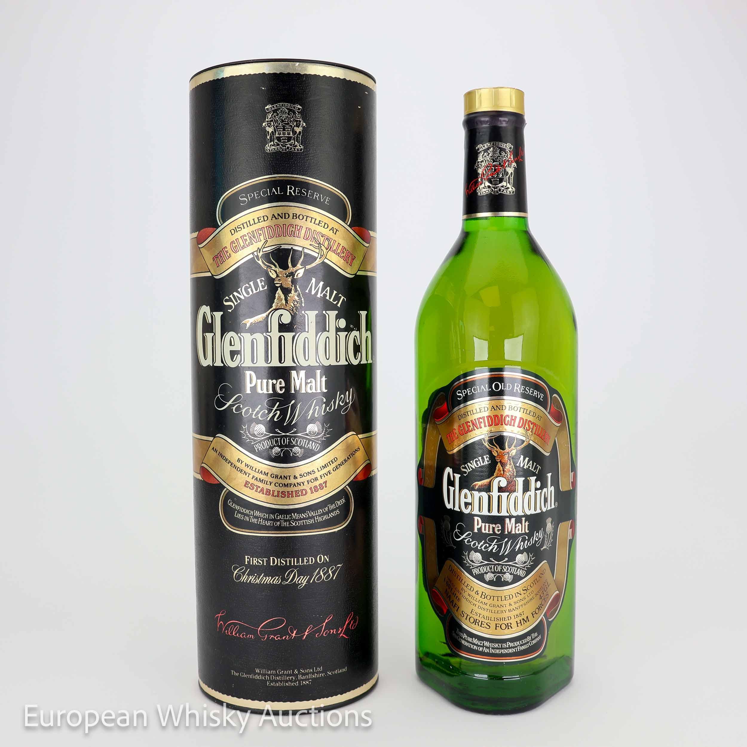 Glenfiddich Clans of the Scottish Highlands Clan Drummond 12 Year Old, Oak Cask, 40% whisky bottle