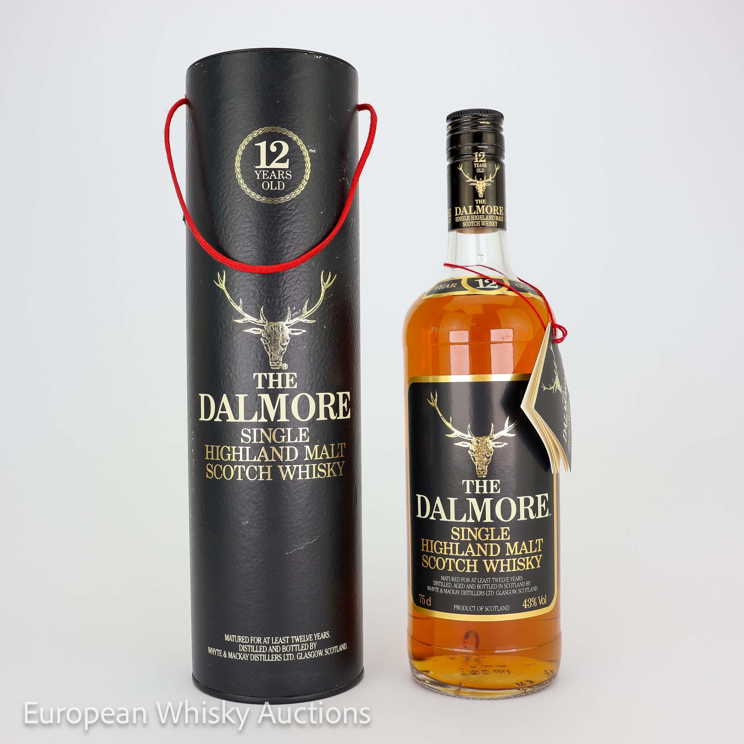 Dalmore 12 Year Old, Ex-Bourbon & Oloroso Sherry Cask, 43% whisky bottle