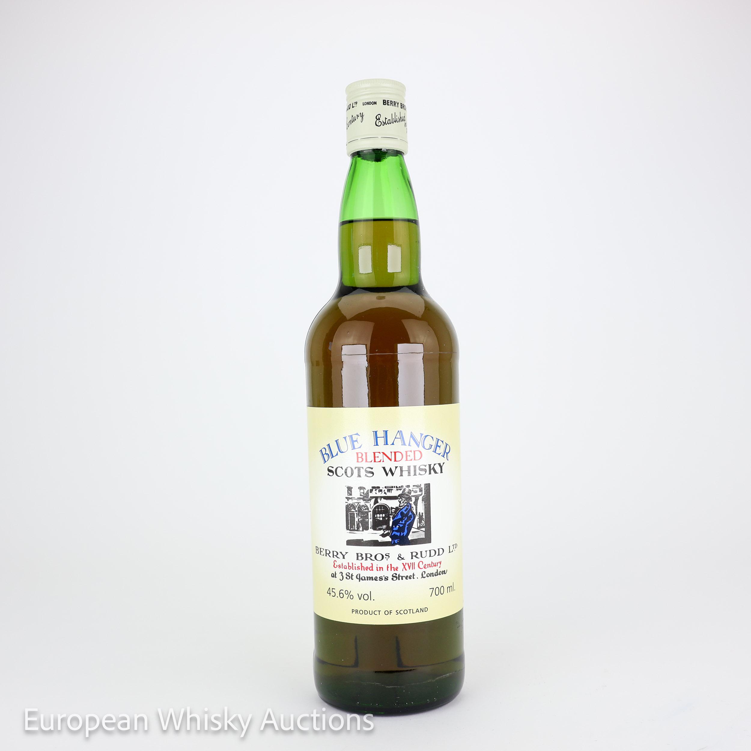 Blue Hanger Blended Scotch Whisky, Berry Bros & Rudd, 45.6% whisky bottle