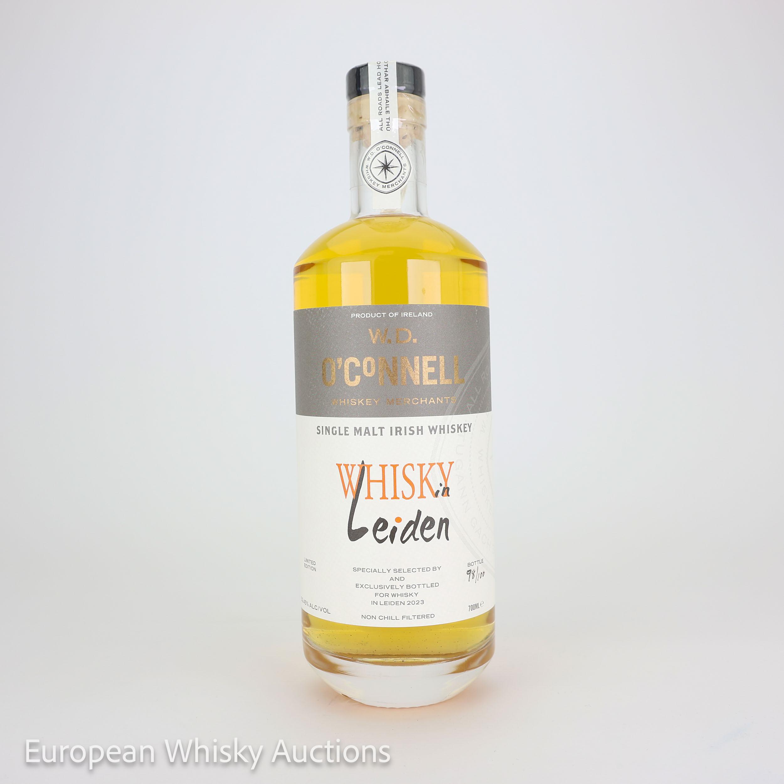 Great Northern Distillery W.D. O'Connell Whisky Leiden 5 Year Old, Bourbon Cask, 2017, W.D. O'Connell Whisky Merchants, 52.4% whisky bottle